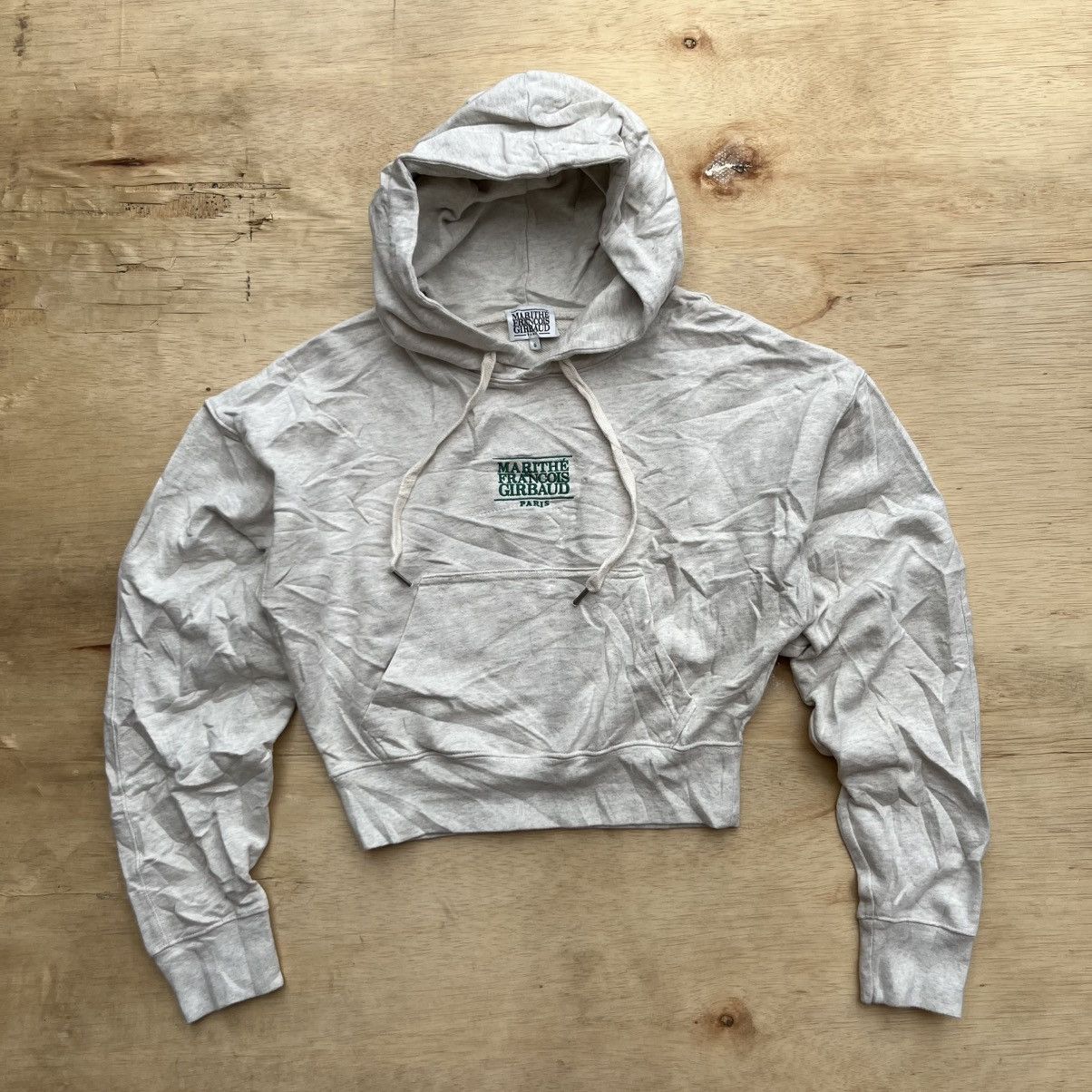 Marithe + Francois Girbaud MARITHE FRANCOIS GIRBAUD CROPED TOP HOODIE Size S / US 4 / IT 40 - 1 Thumbnail
