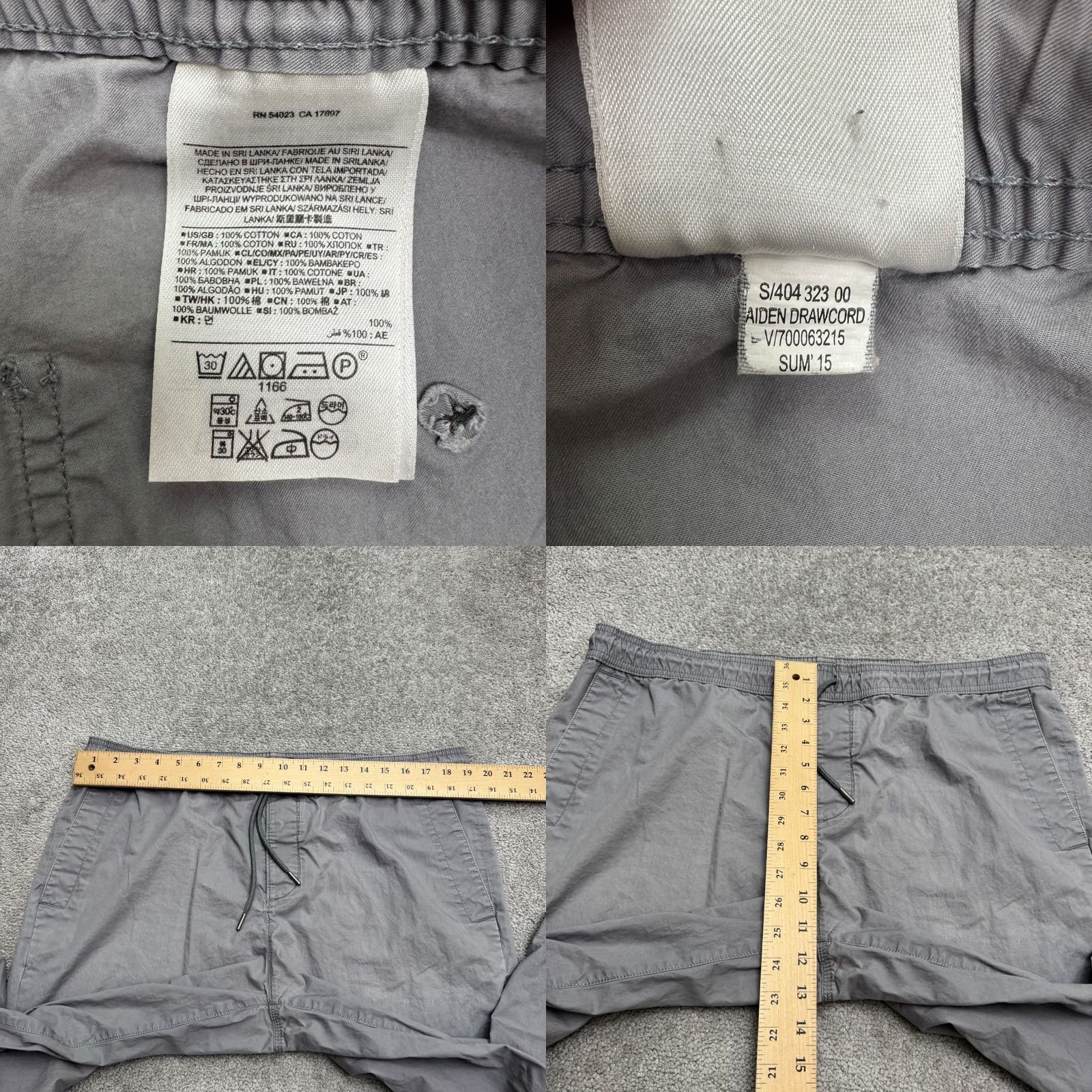 Banana Republic Banana Republic Aiden Fit Chino Pants Mens 36x32 Gray Tapered Leg Elastic Waist Size US 36 / EU 52 - 8 Thumbnail
