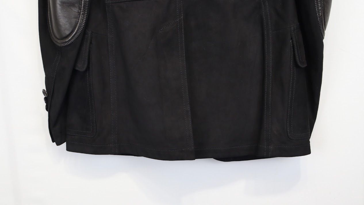 Tom Ford o1rshd1 Suede Anteflor Jacket in Nero Size US M / EU 48-50 / 2 - 11 Thumbnail