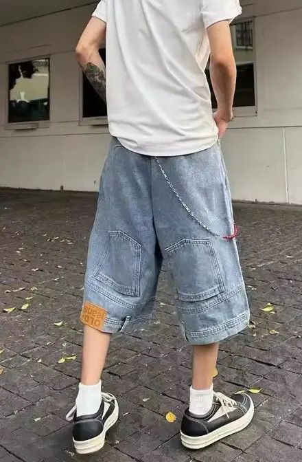 Japanese Brand Ichiko x Miyo Inverted Denim Style Baggy Hip Hop Party Size US 31 - 8 Thumbnail