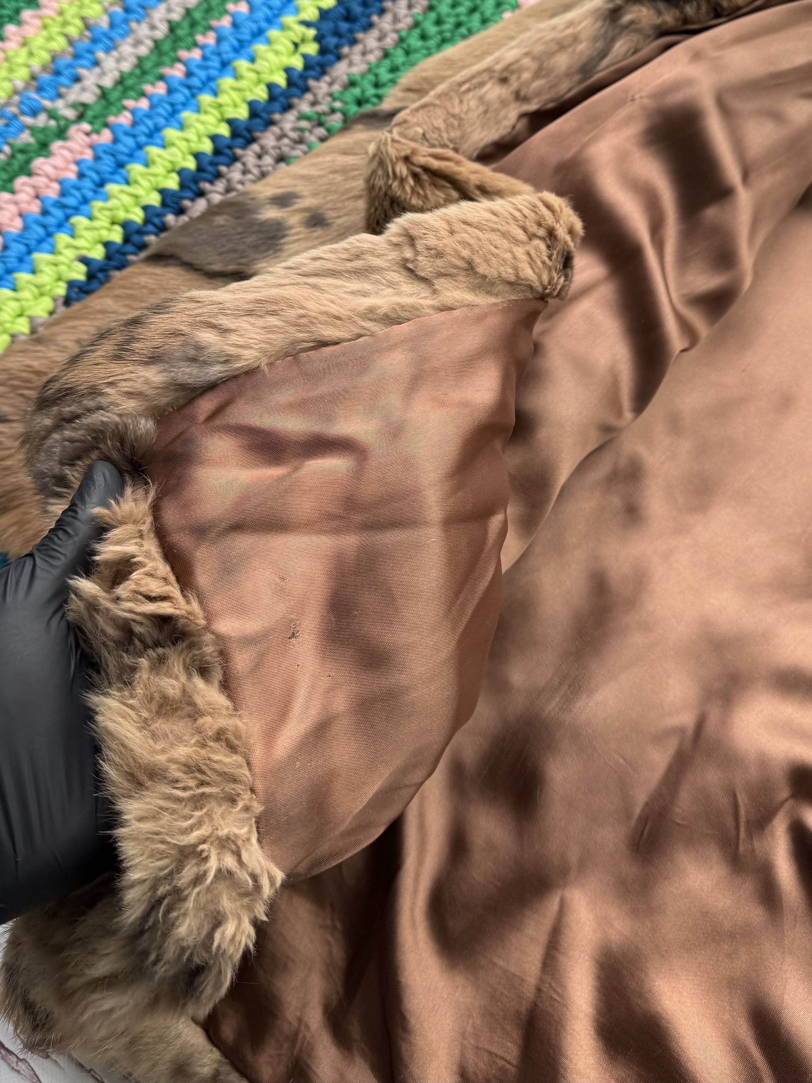Japanese Brand Vintage Real Fur Coat (V98)D15 Size L / US 10 / IT 46 - 7 Thumbnail
