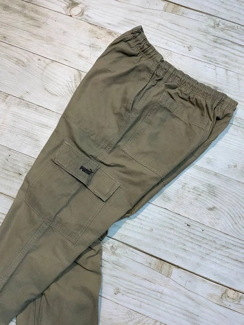 Puma Vintage Puma Cargo Pants Baggy 90s Army Military Size US 32 / EU 48 - 2 Thumbnail