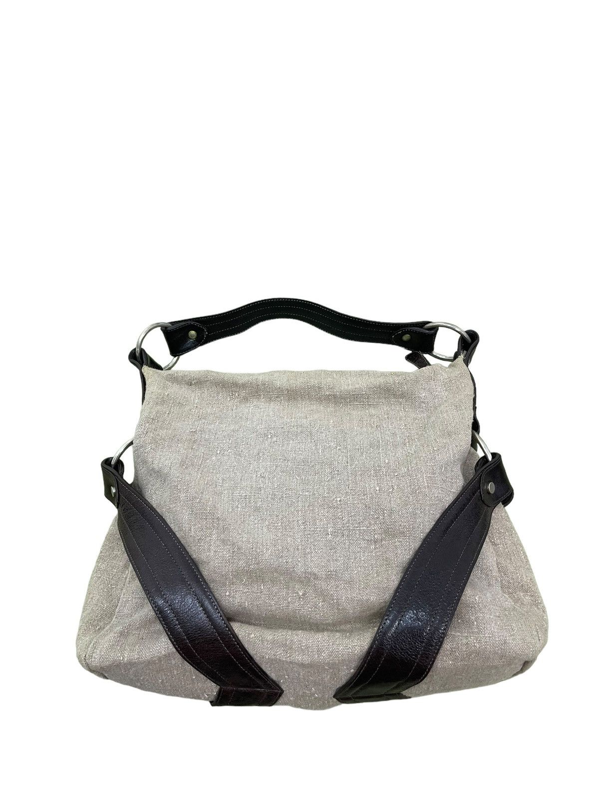 Japanese Brand Hemp Linen Leather Kale Shoulder Bag 3🟩 Size ONE SIZE - 5 Thumbnail