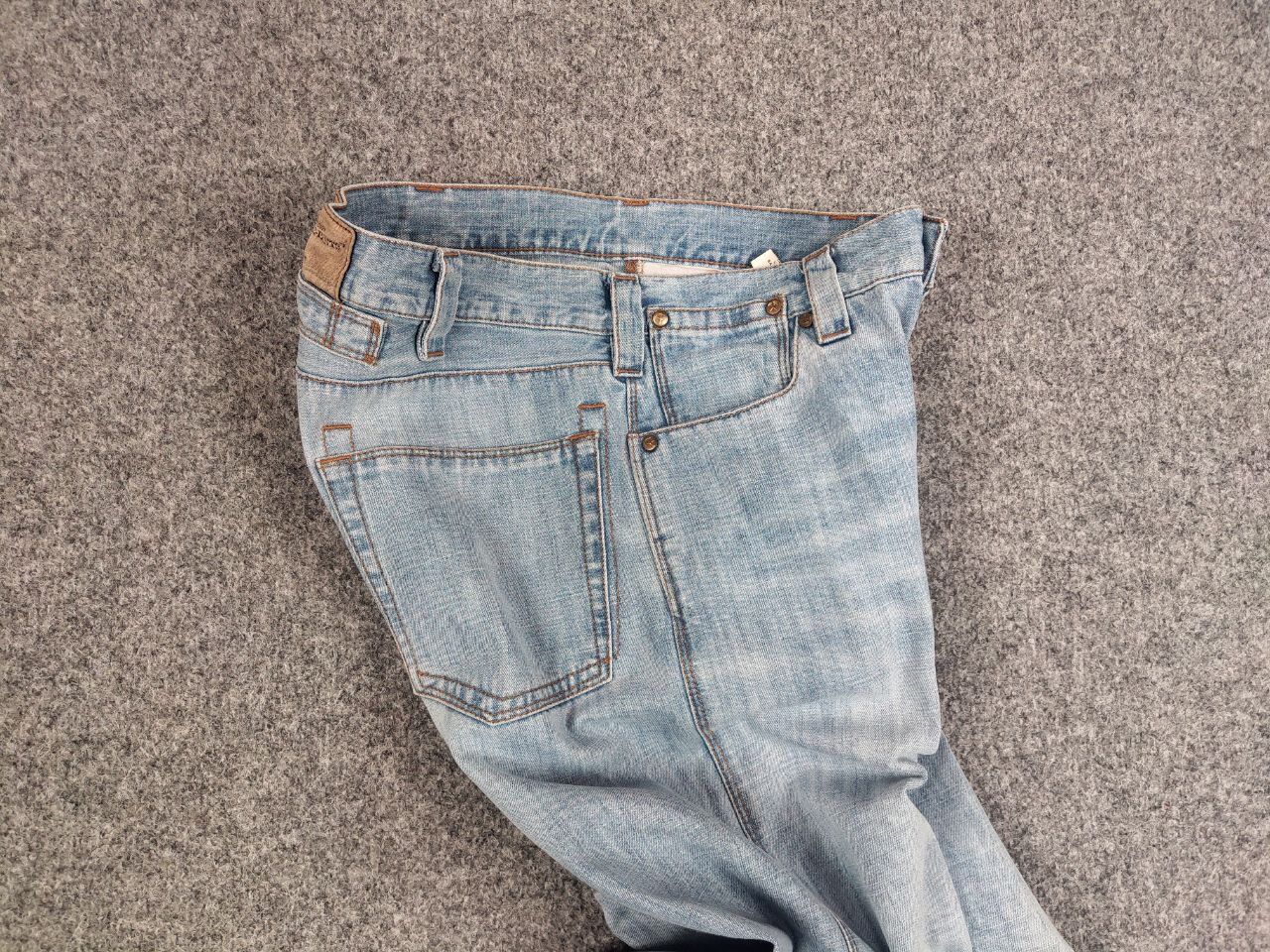 Sixty Vintage 90's Decauville x sixty Blue Patchwork Denim Jeans Size US 31 - 13 Thumbnail
