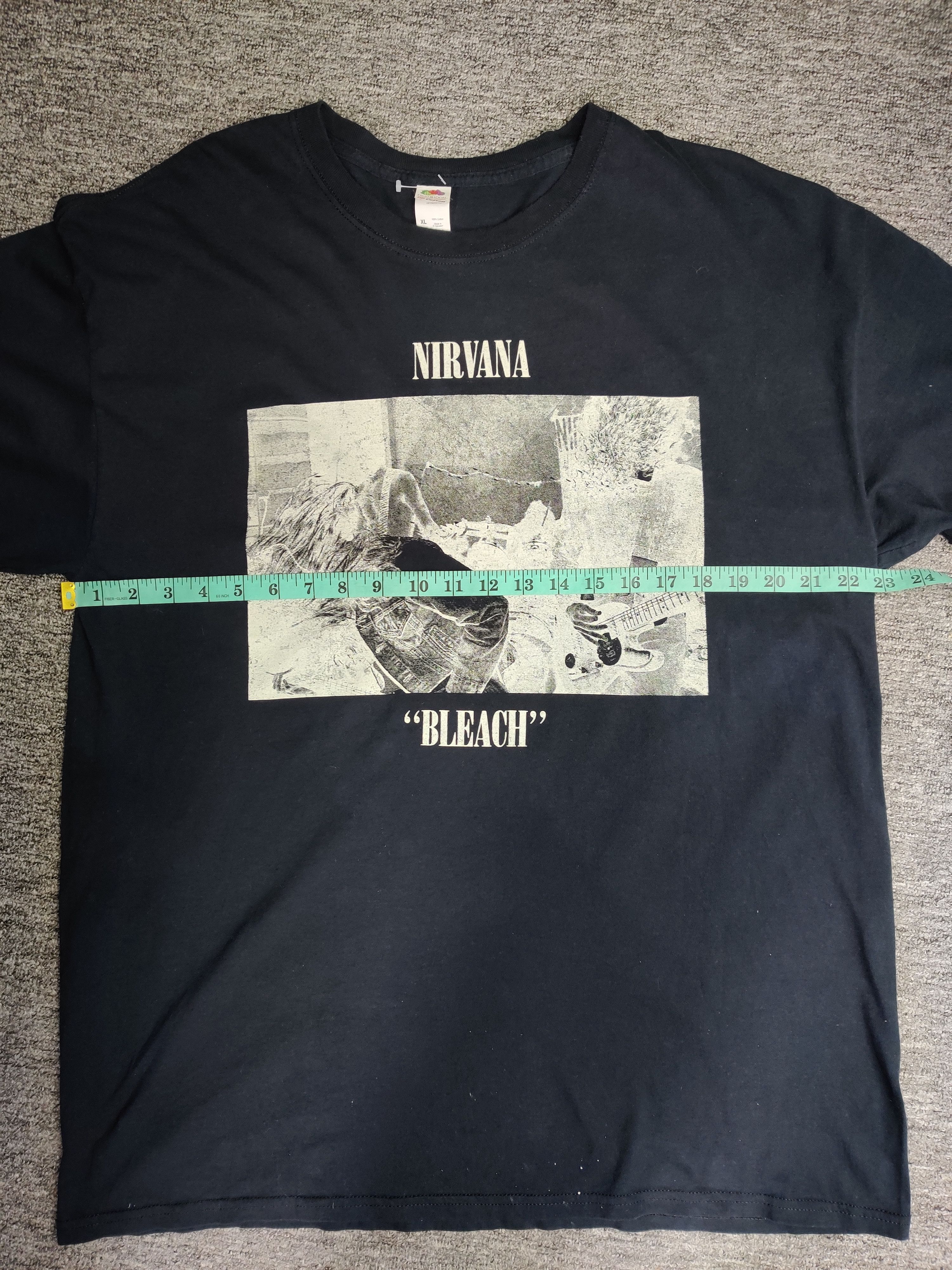 Band Tees Vintage Nirvana Bleach Band Long Sleeve Tshirt Size US XL / EU 56 / 4 - 9 Thumbnail