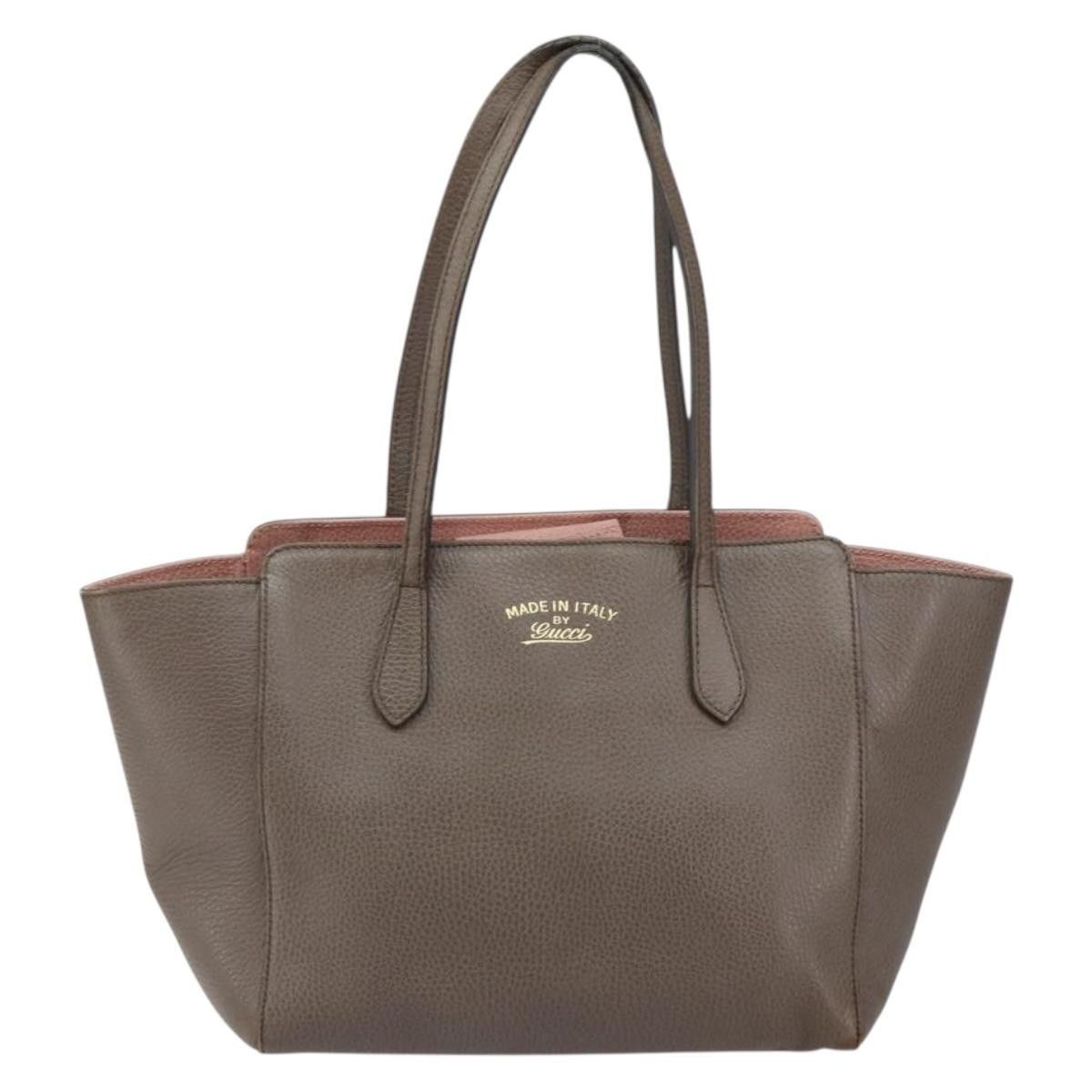 Gucci Gucci Swing Tote Leather Size ONE SIZE - 1 Thumbnail