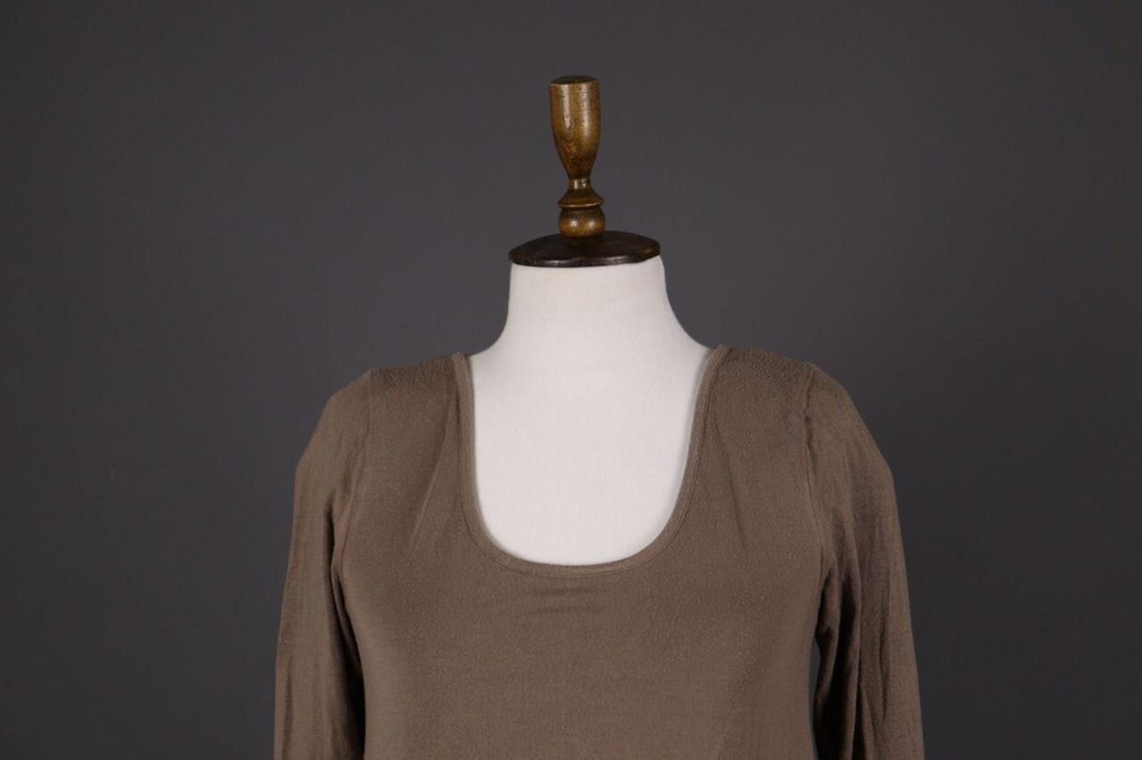 Designer Peruvian Connection Brown Summer Tunic Top Shirt Size S Size S / US 4 / IT 40 - 2 Thumbnail