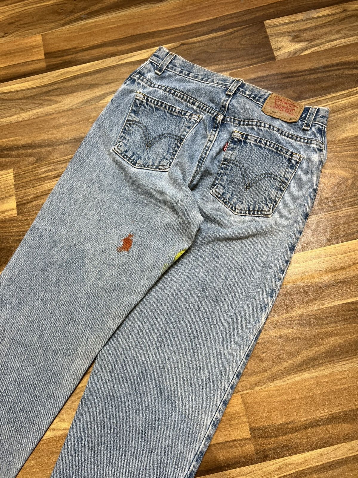 Levi's Crazy vintage levis 550 hand made pain naruto Size US 29 - 8 Thumbnail