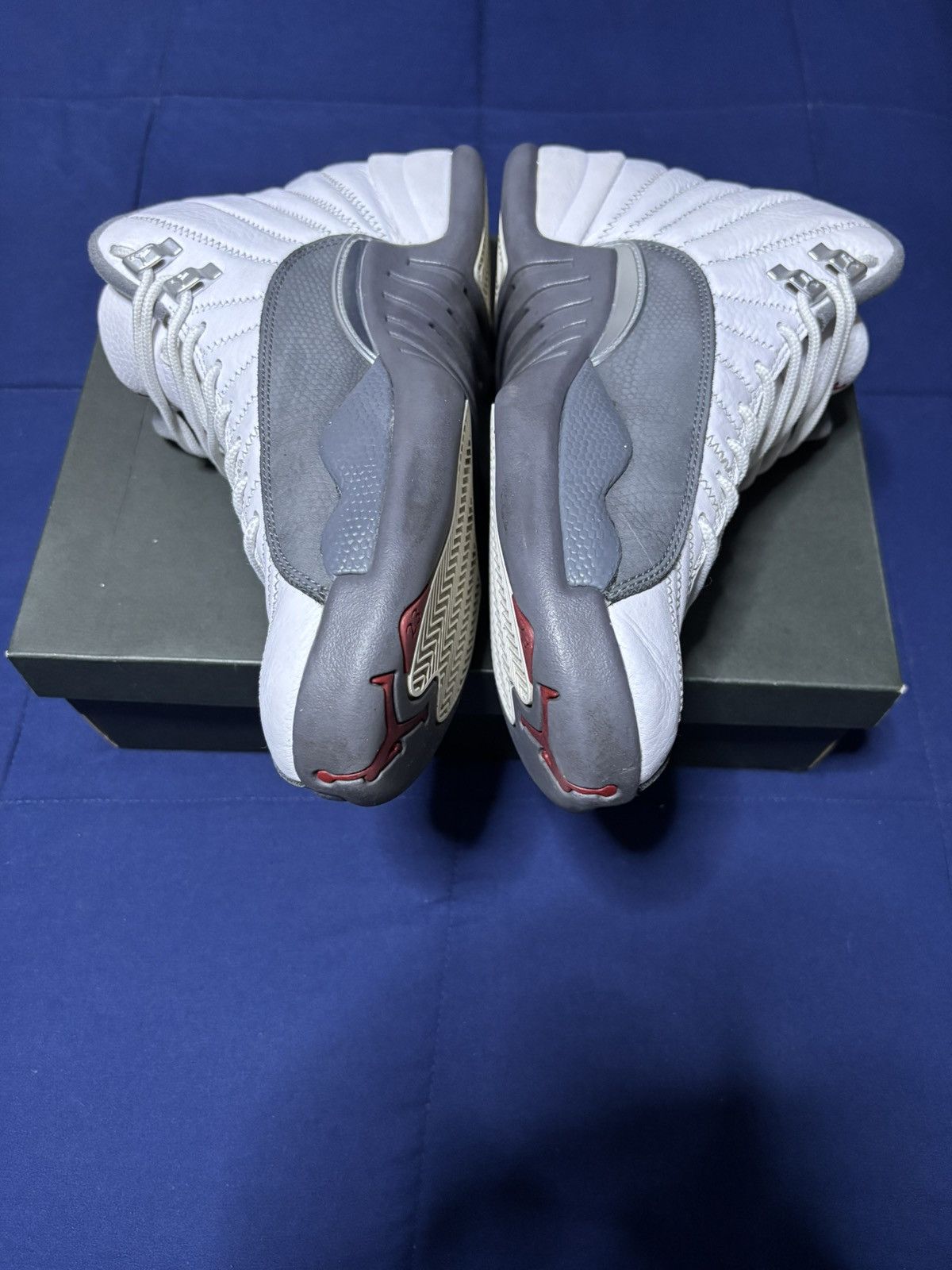 Jordan Brand Jordan 12 Retro Dark Grey 2019 Size 10.5 Size US 10.5 / EU 43-44 - 3 Thumbnail