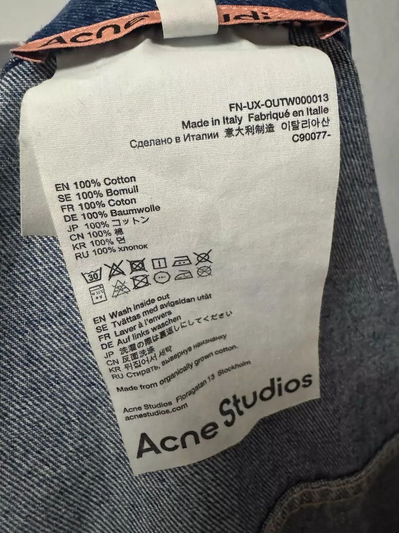 Acne Studios acne studios Retro blue denim jacket 2504-Nextarrow Size US XS / EU 42 / 0 - 6 Thumbnail