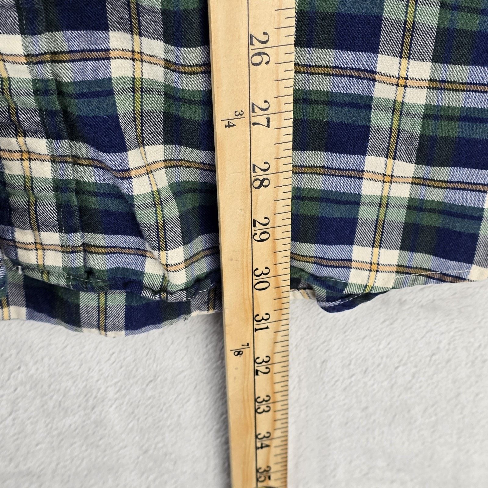 J.Crew Vintage J Crew Oarsman Plaid Shirt XL Blue Green Long Sleeve Size US XL / EU 56 / 4 - 10 Thumbnail
