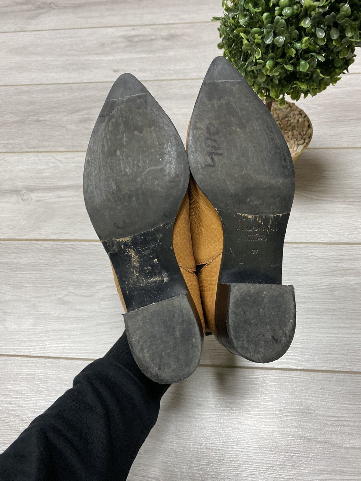 Acne Studios Acne Studios Chelsea Vero Cuolo leather boots heels Size US 7 / IT 37 - 5 Thumbnail