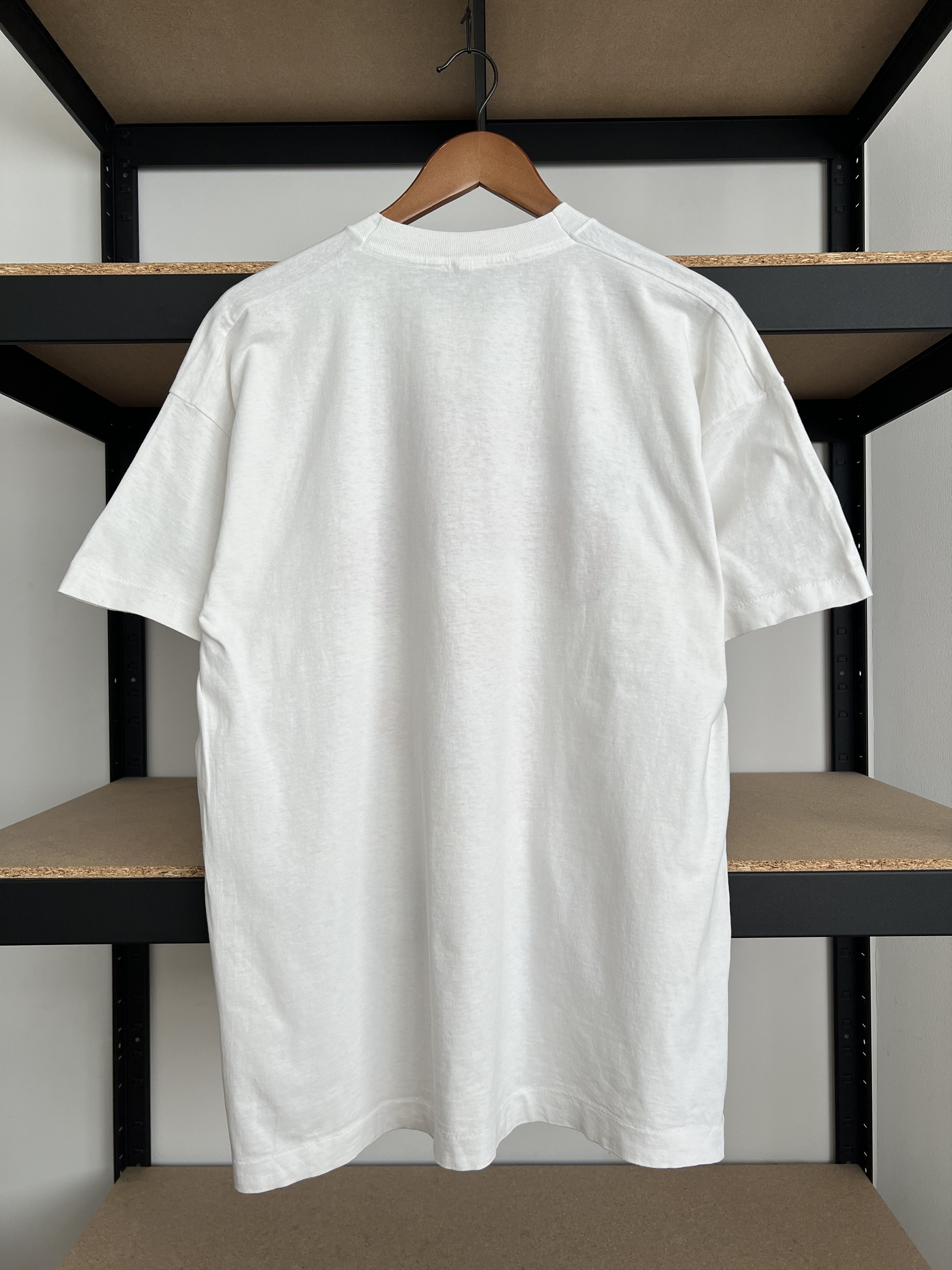 Vintage Vintage 90s Condom Safe Sex Sexy Single Stitch White T-shirt Size US XL / EU 56 / 4 - 2 Thumbnail
