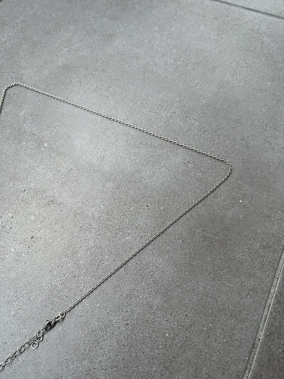 Maison Margiela !DS! FW23 Maison Margiela MM6 Logo Pendant Plaque Necklace Size ONE SIZE - 9 Thumbnail