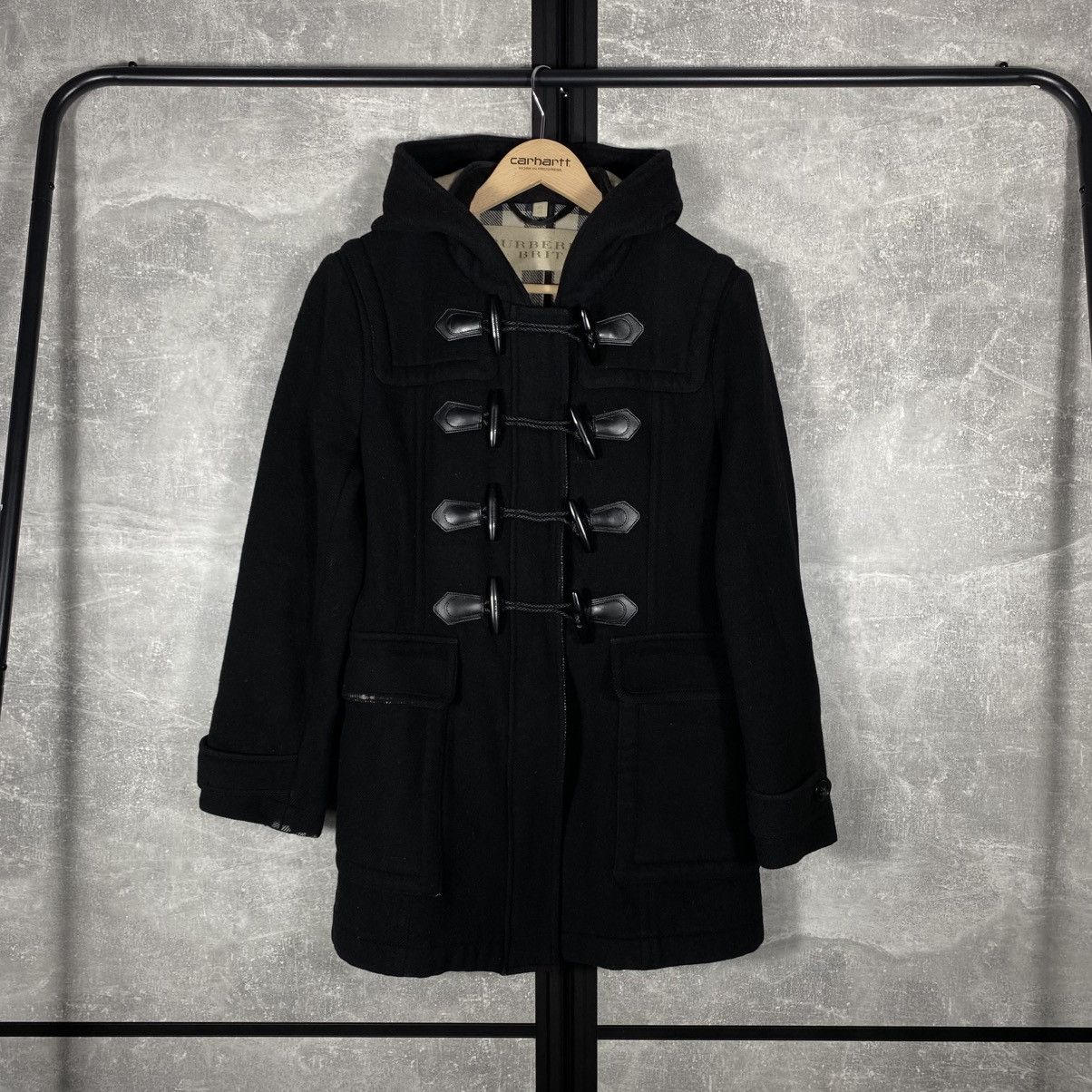 Burberry BURBERRY LONDON WOOL LONG DUFFLE COAT TRENCH COAT VINTAGE Size US S / EU 44-46 / 1 - 2 Thumbnail