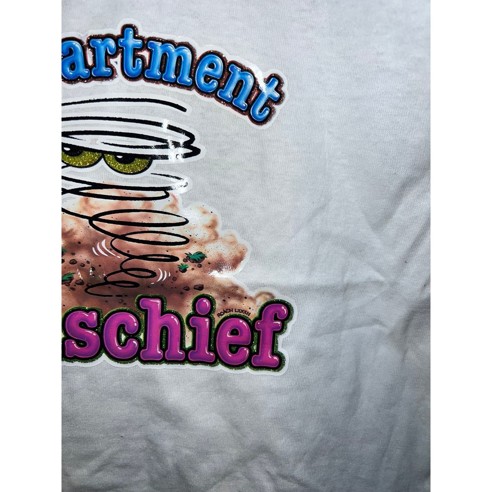 Vintage Womens Vintage Iron On Tank Shirt Roach Mischief 80s Tee S Size S / US 4 / IT 40 - 4 Thumbnail
