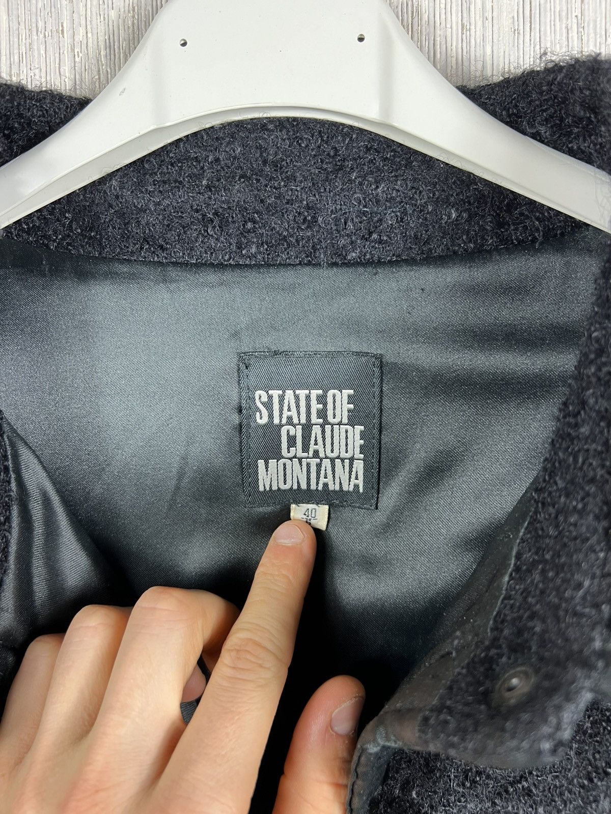 Claude Montana Archive 90s State of Claude Montana mohair fuzzy long coat Size M / US 6-8 / IT 42-44 - 12 Thumbnail