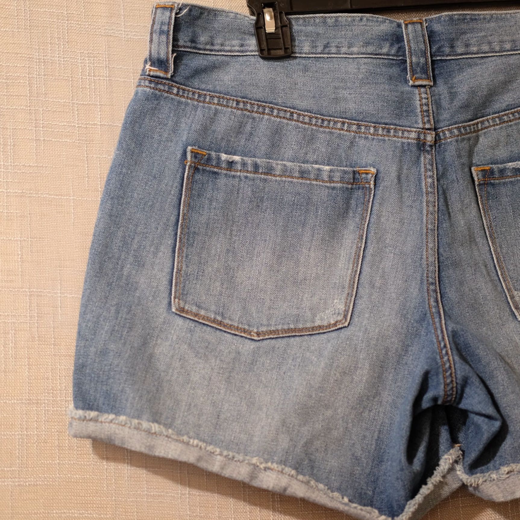 J.Crew J. Crew Blue Jean Shorts Distressed Raw Hem 100% Cotton Women's 31 #H52-35 Size 24" / US 00 / IT 34 - 6 Thumbnail