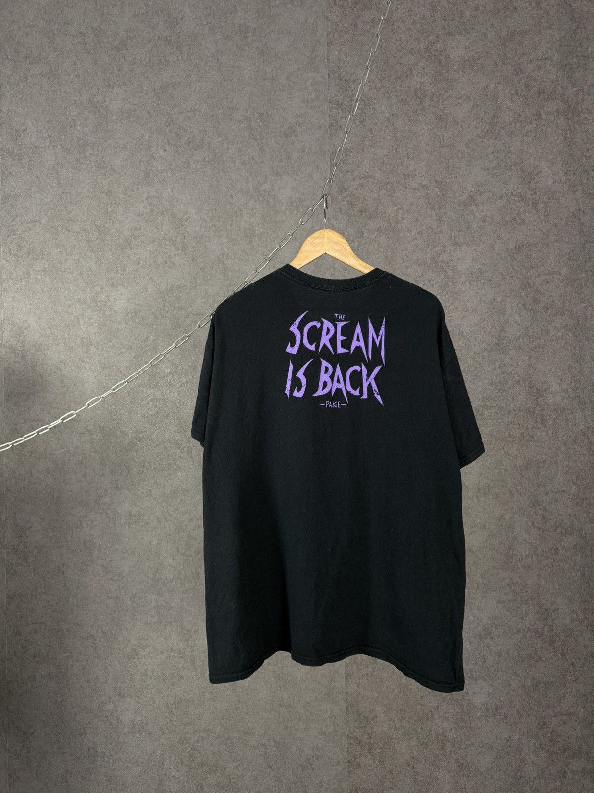 WWE Paige The Scream is back WWE WWF wrestling tee Size US XL / EU 56 / 4 - 2 Thumbnail