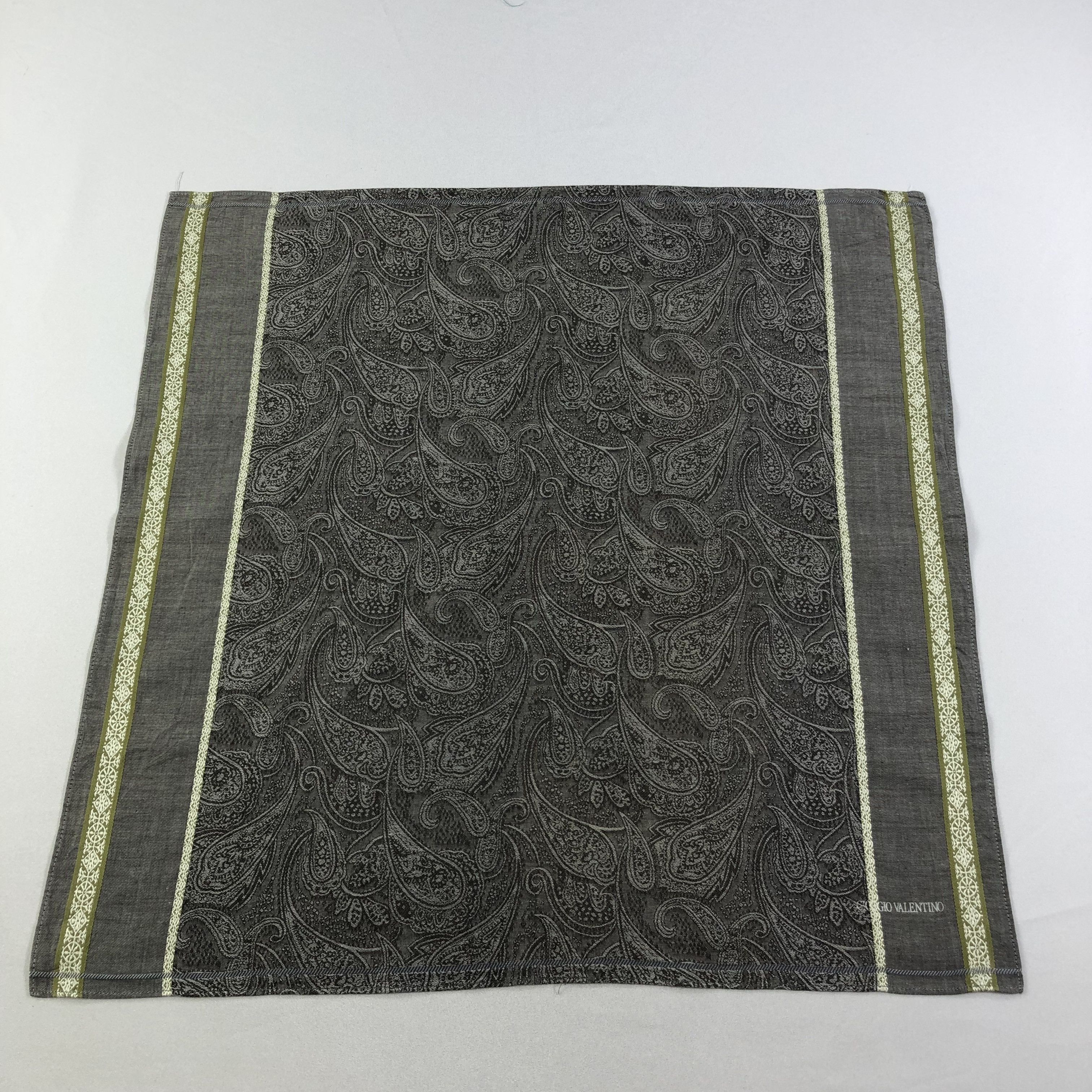 Vintage Giorgio Valentino Handkerchief Neckerchief Bandana H2113 Size ONE SIZE - 3 Thumbnail