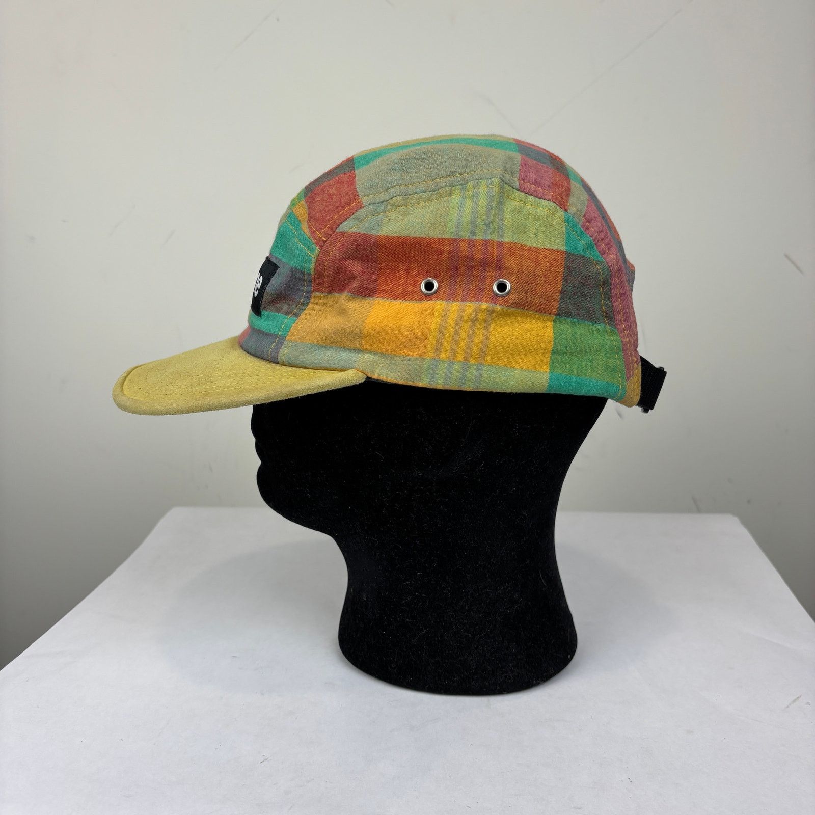 Supreme Rare Supreme Madras Camp Cap 5 Panel Hat Plaid SS13 Size ONE SIZE - 5 Thumbnail