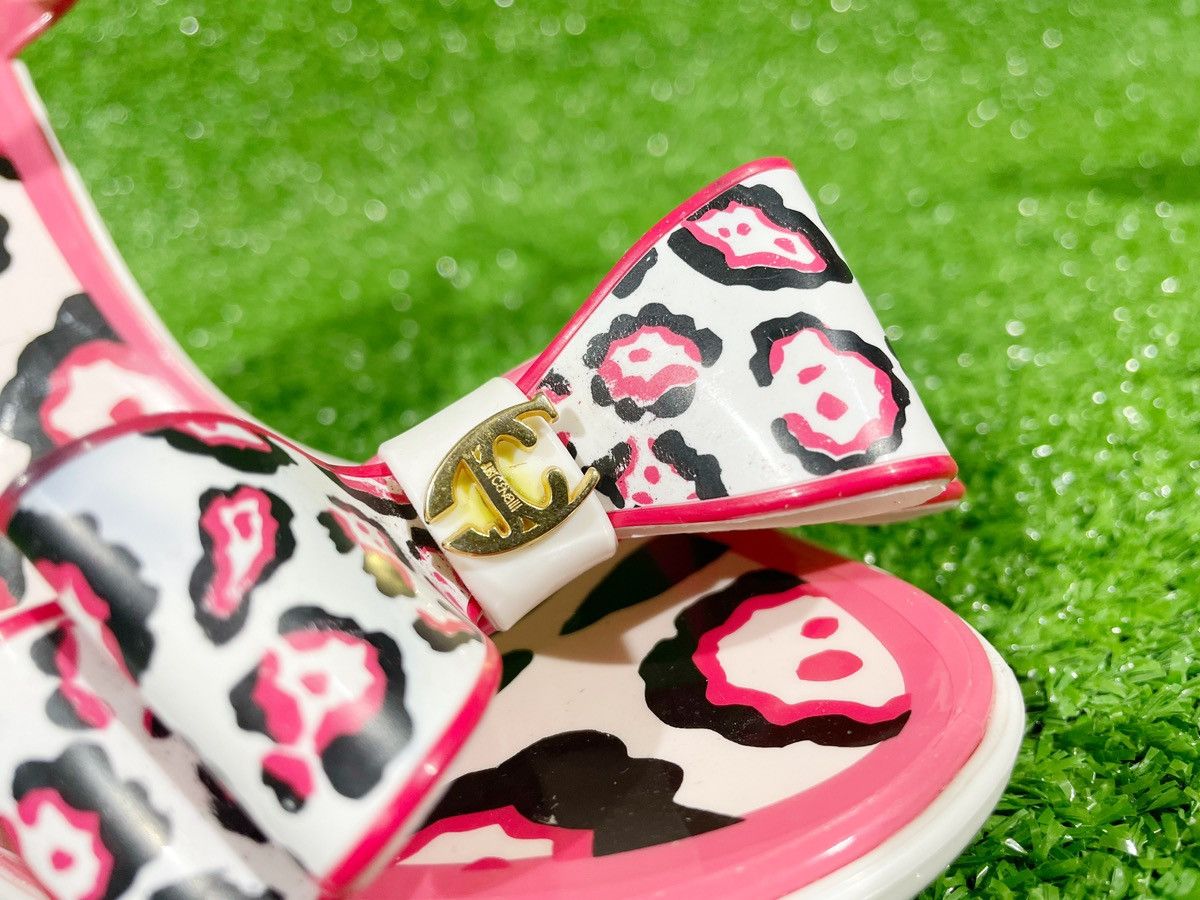 Designer × Just Cavalli Just Cavalli Rubber Heel Sandals Pink Panthers Style Size 37 Size US 7 / IT 37 - 6 Thumbnail