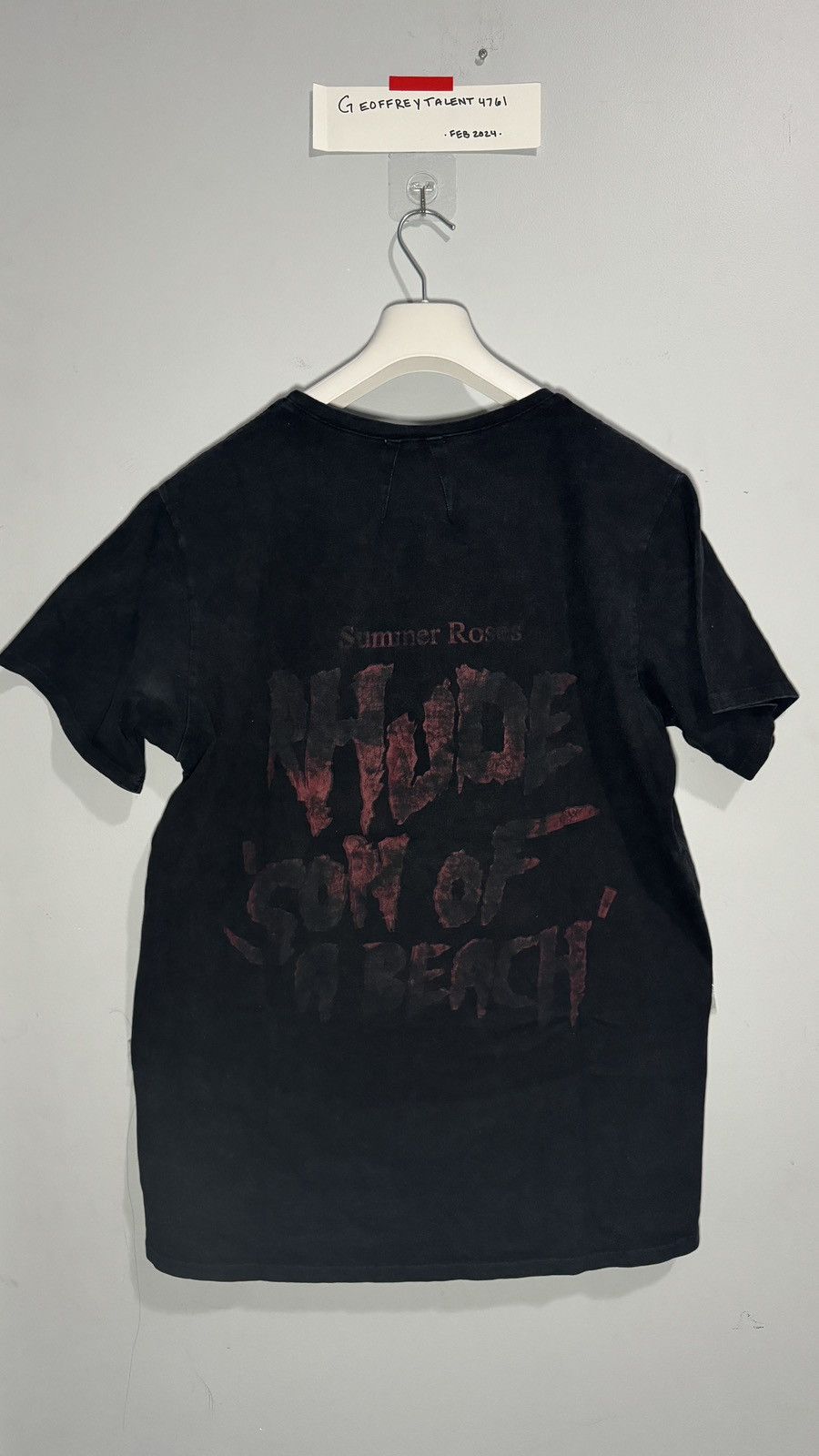 Rhude RHUDE Supremo T Shirt ‘RHUDE SON OF A B*TCH’ SS19 - SIZE M Size US M / EU 48-50 / 2 - 2 Thumbnail