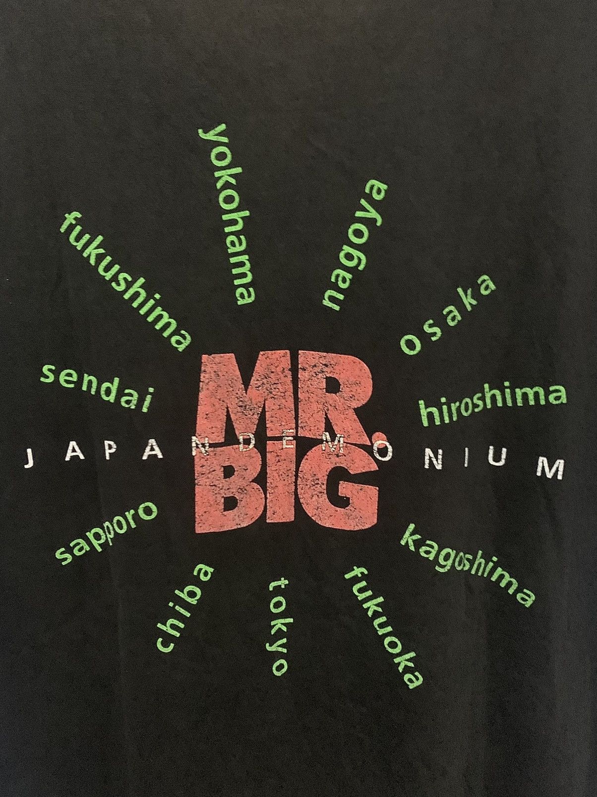 Band Tees Vintage 90s Mr. Big "Japandemonium" Tour T-Shirt Size US L / EU 52-54 / 3 - 8 Thumbnail