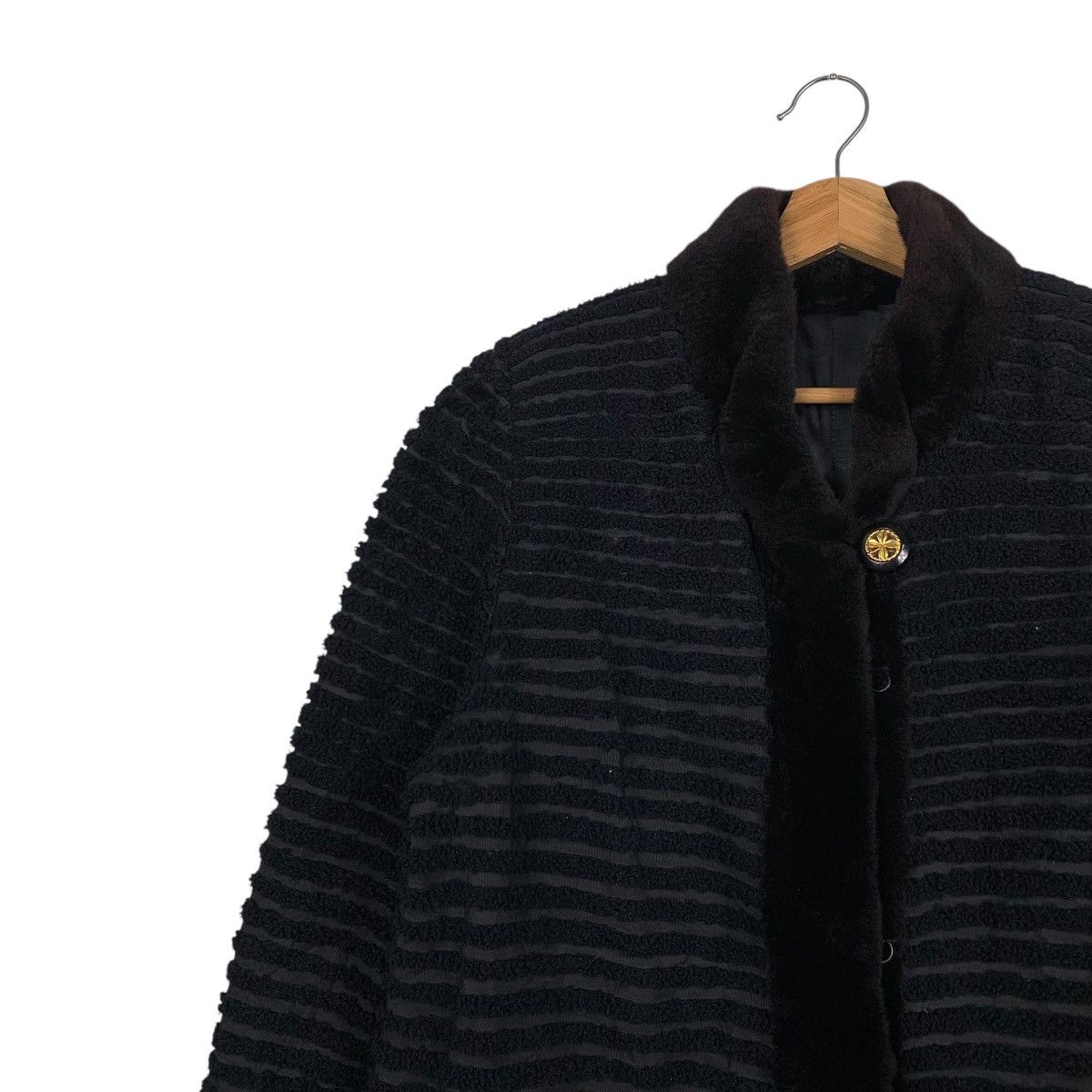 Japanese Brand Japanese Brand Stripe Black Women Jacket Size M / US 6-8 / IT 42-44 - 6 Thumbnail