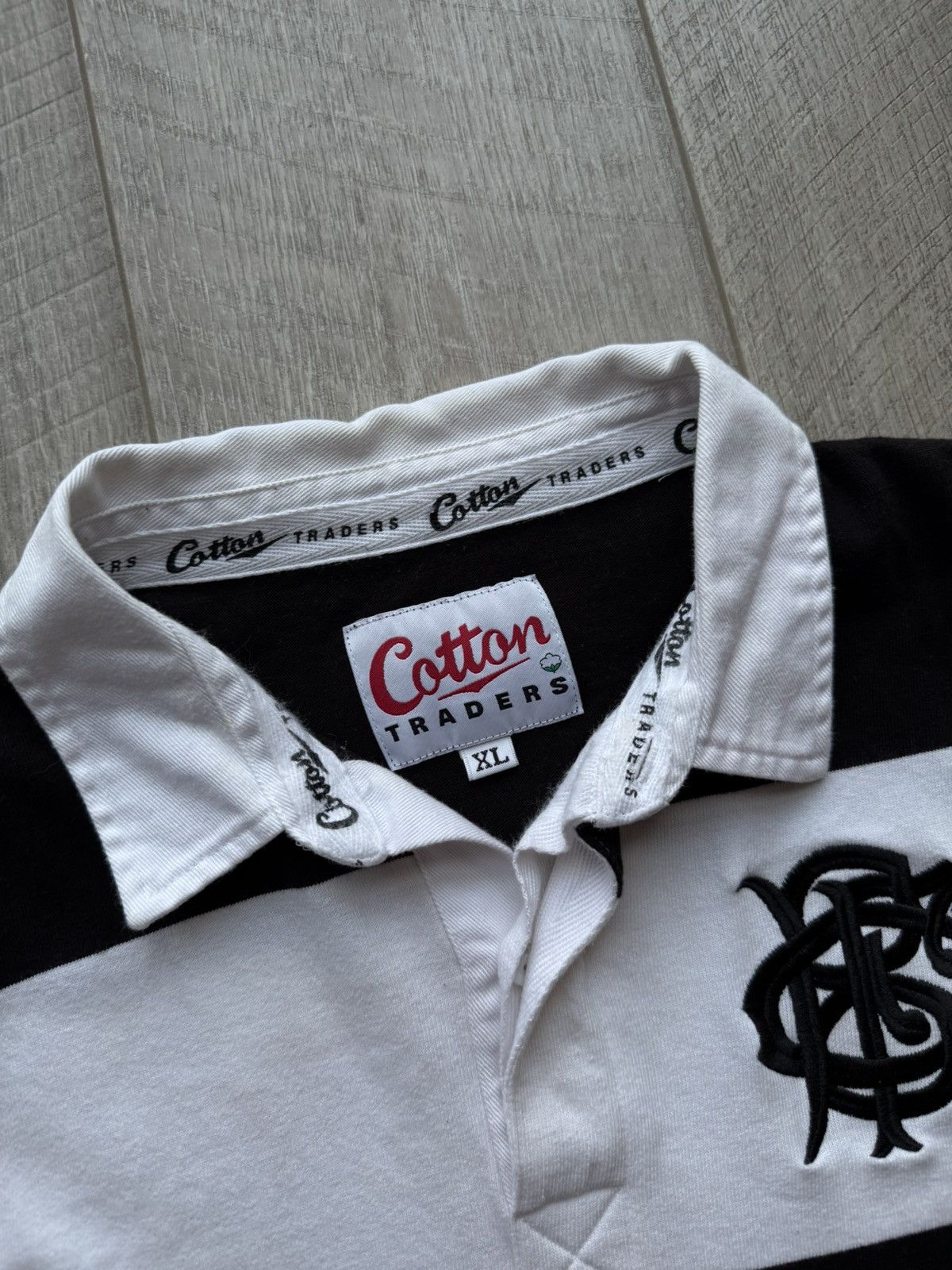 Cotton Traders BARBARIANS FC COTTON TRADERS 1990'S RUGBY UNION SHIRT Size US XL / EU 56 / 4 - 4 Thumbnail