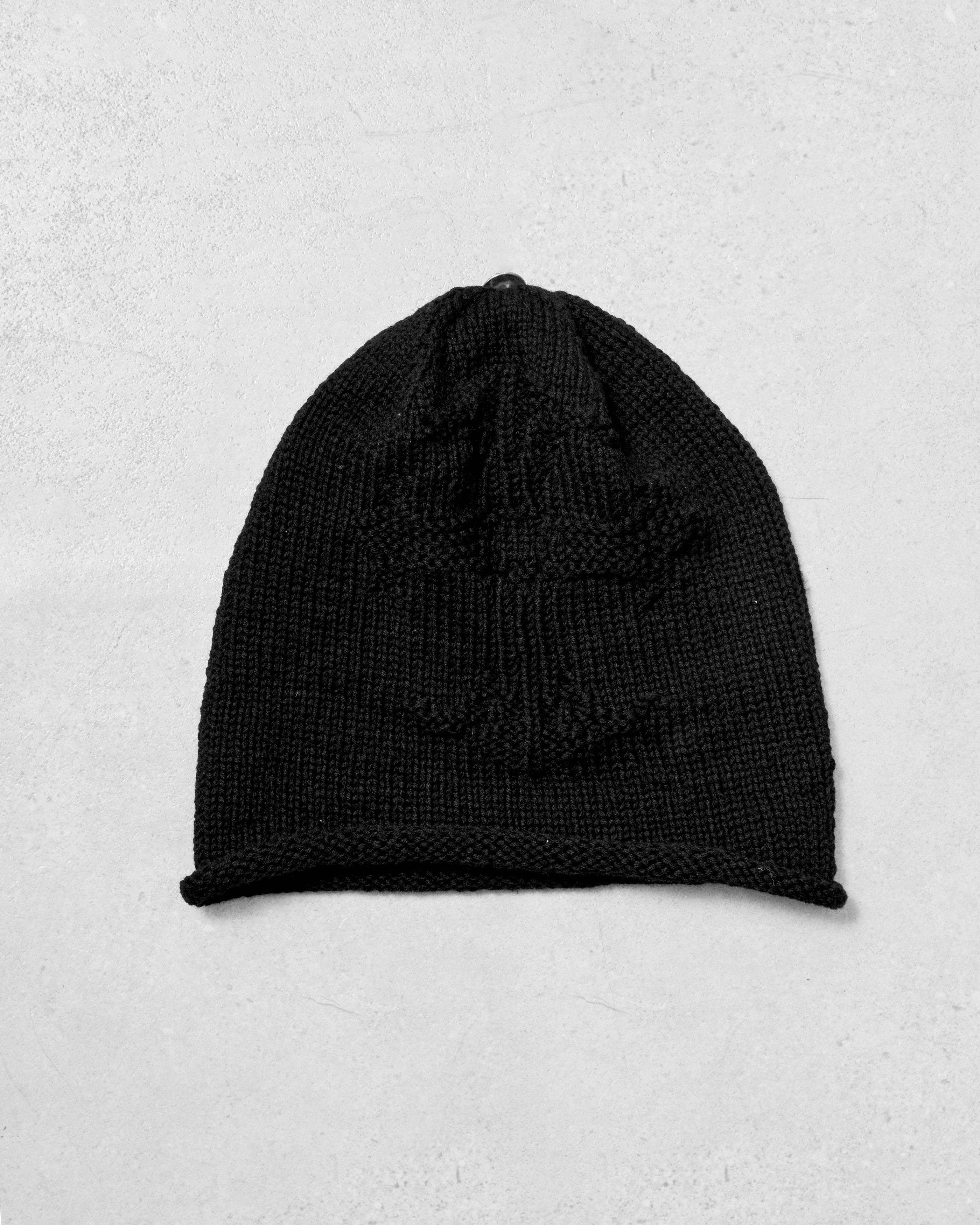 Chrome Hearts VINTAGE Chrome Hearts CH Black Beanie Size ONE SIZE - 3 Thumbnail