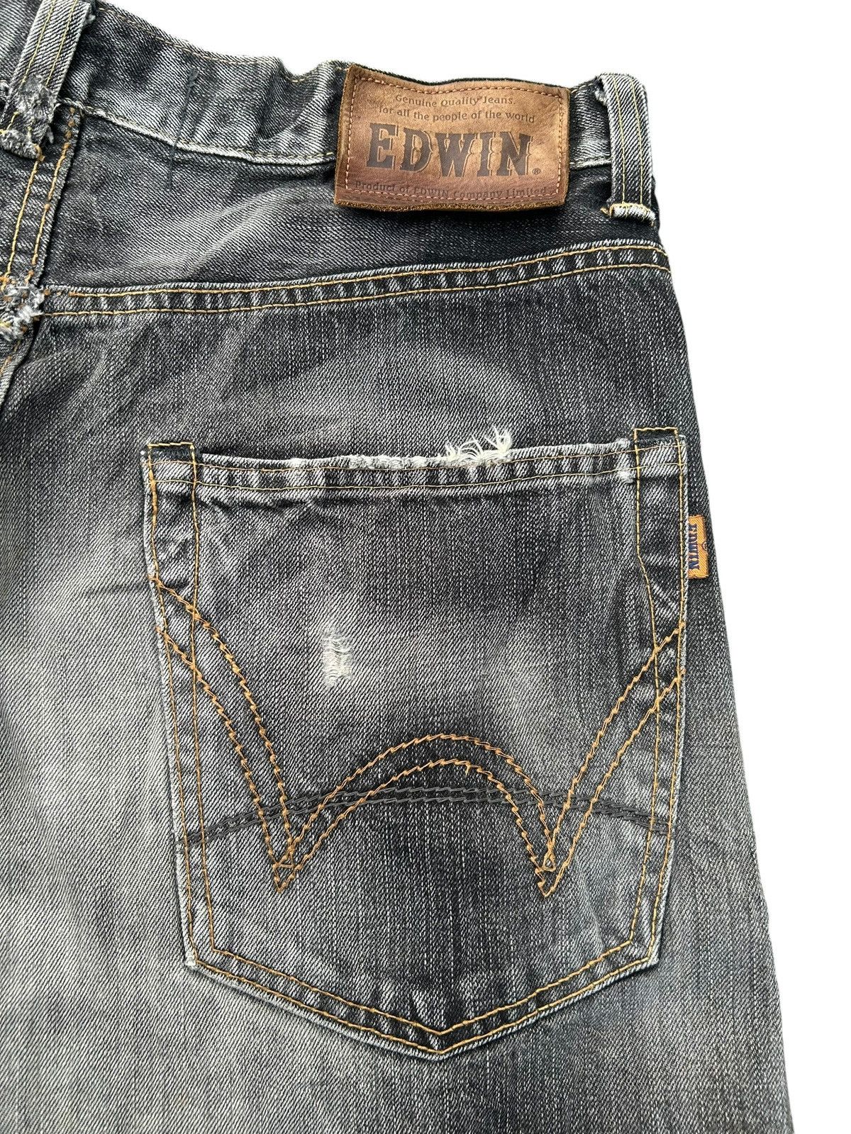 Kapital Thrashed Vintage Edwin 505V Selvedge Denim Jeans Size US 36 / EU 52 - 14 Thumbnail