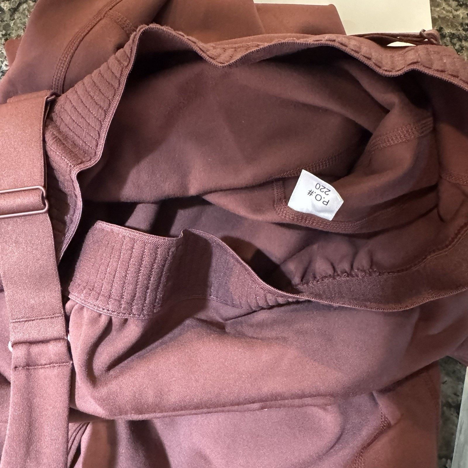 Girlfriend Collective Girlfriend Collective Kona Luxe Unitard Square Neck Brown XL Size 38" / US 16 / IT 52 - 8 Thumbnail