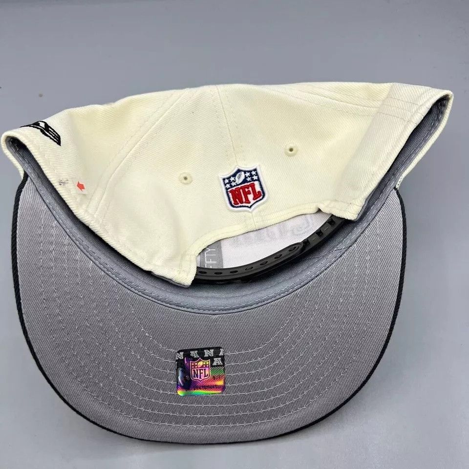 New Era Kansas City Chiefs Hat Men White Snap Back Cap Low Profile Size ONE SIZE - 5 Thumbnail
