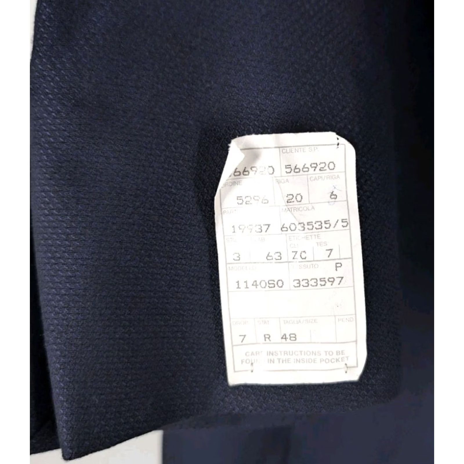 Ermenegildo Zegna VINTAGE Ermenegildo Zegna Blazer Jacket 48 Navy NWT 15 Milmil 15 Wool Texture Italy Men Blazer NWT 48 Mens Style Jacket Size 48R - 6 Thumbnail