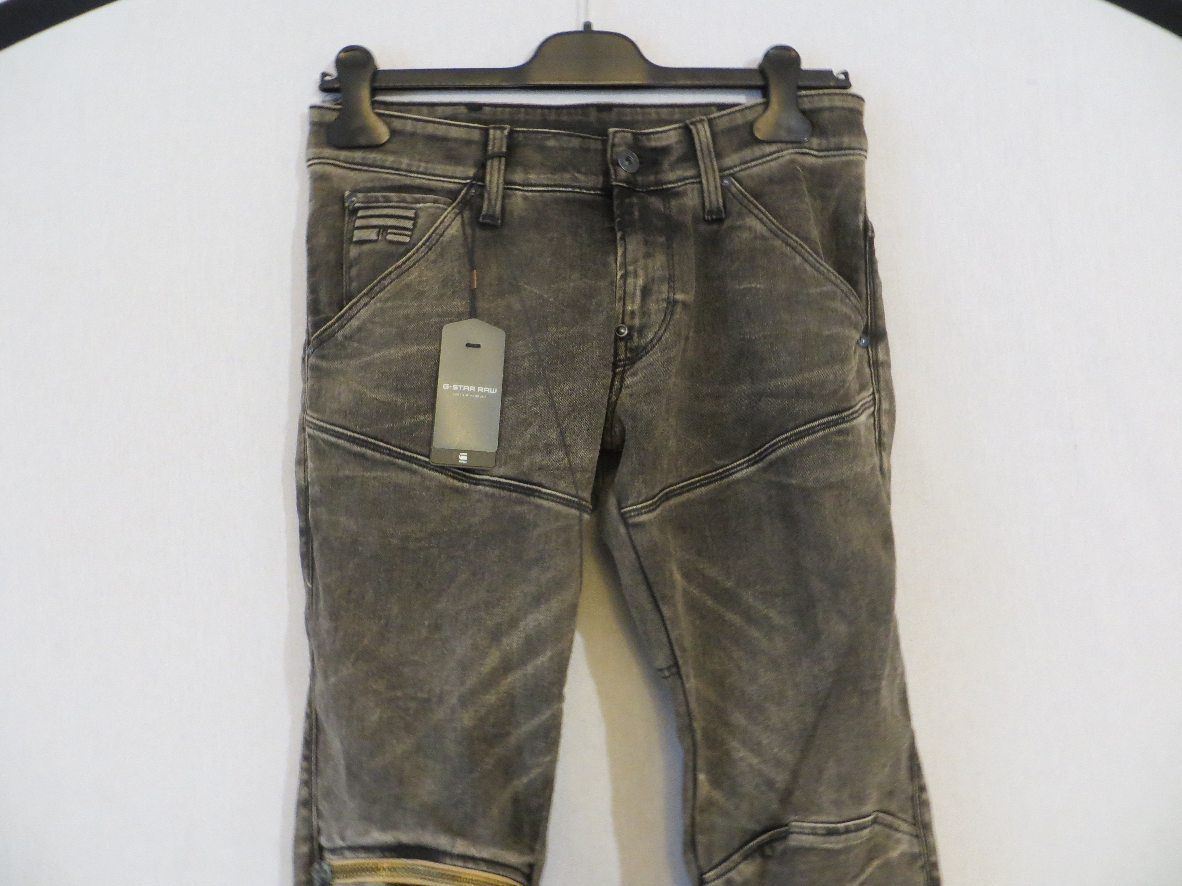 G-Star 5620 3D ZIP KNEE STRETCH JEANS Size US 27 - 3 Thumbnail
