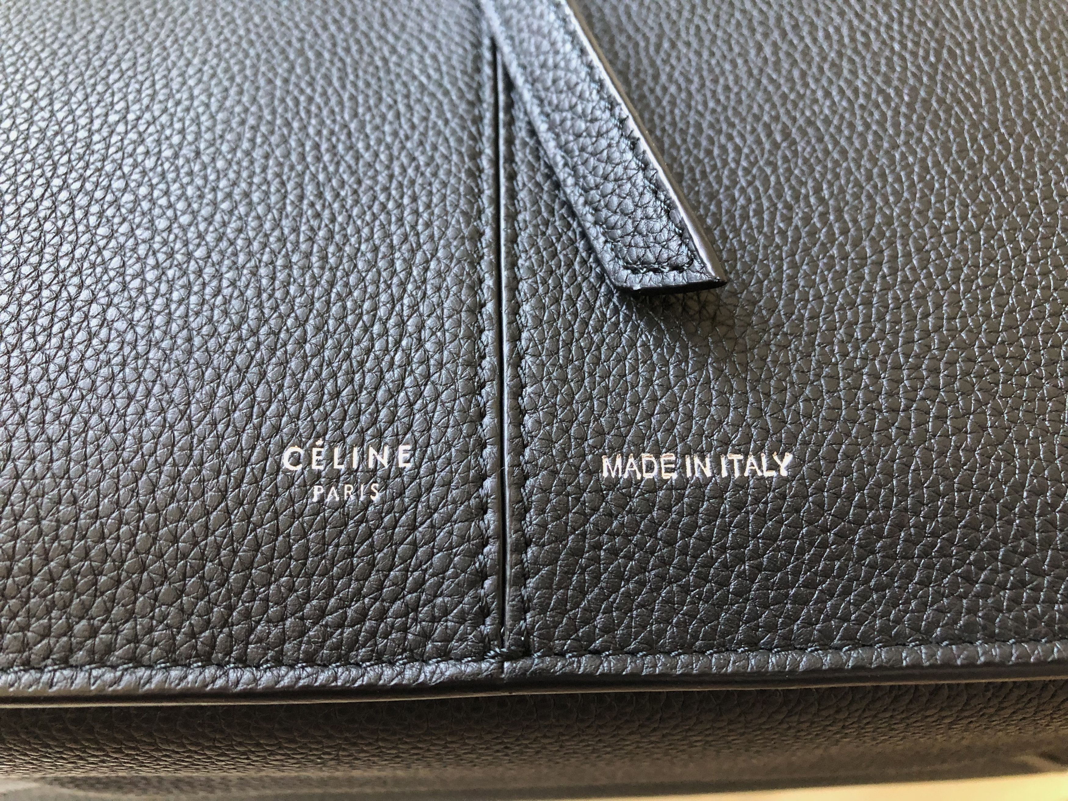Celine Celine Trifold Small Tote Bag Black Size ONE SIZE - 4 Thumbnail