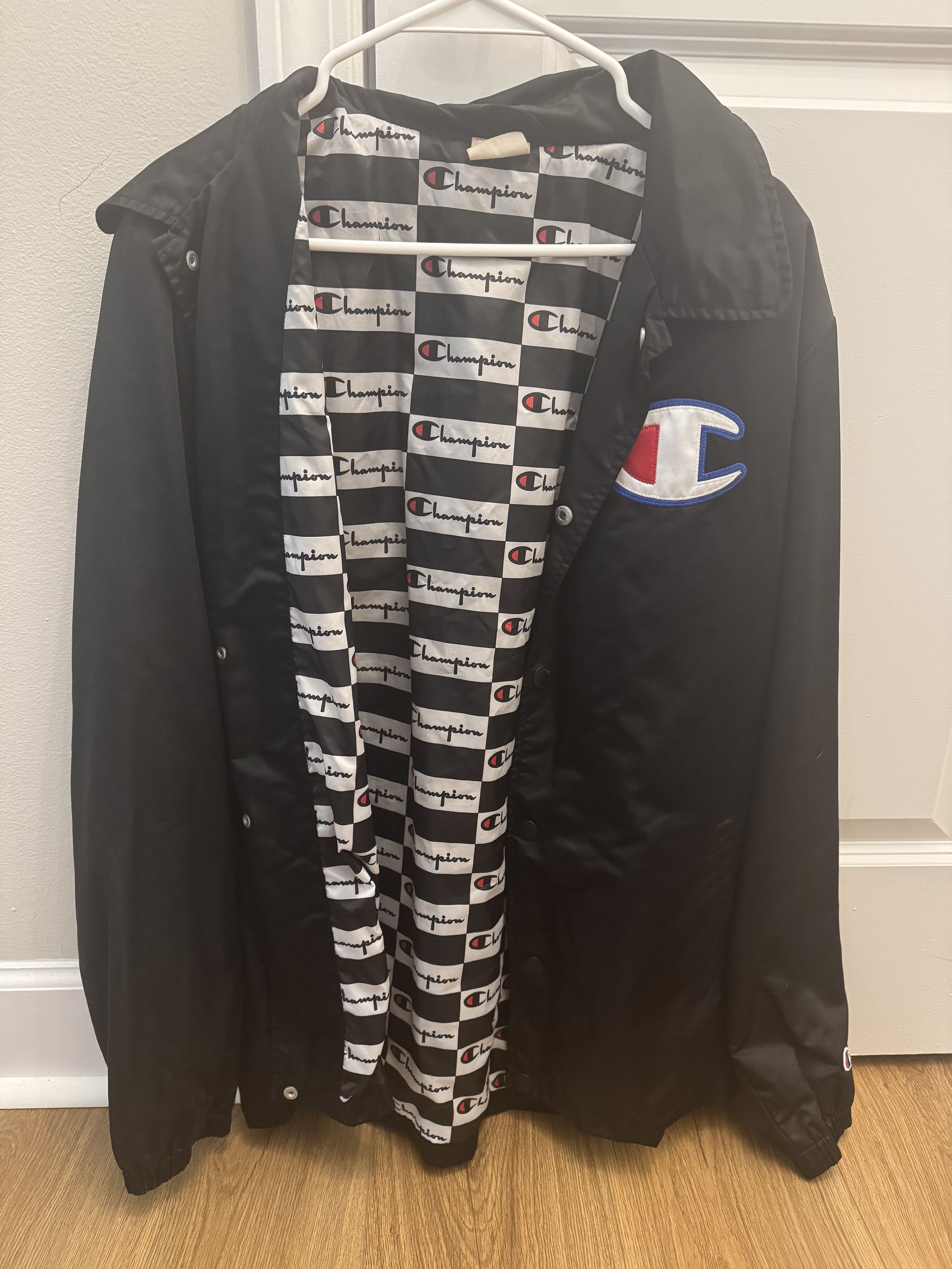 Champion Black Champion Coach Jacket Size L Size US L / EU 52-54 / 3 - 1 Thumbnail