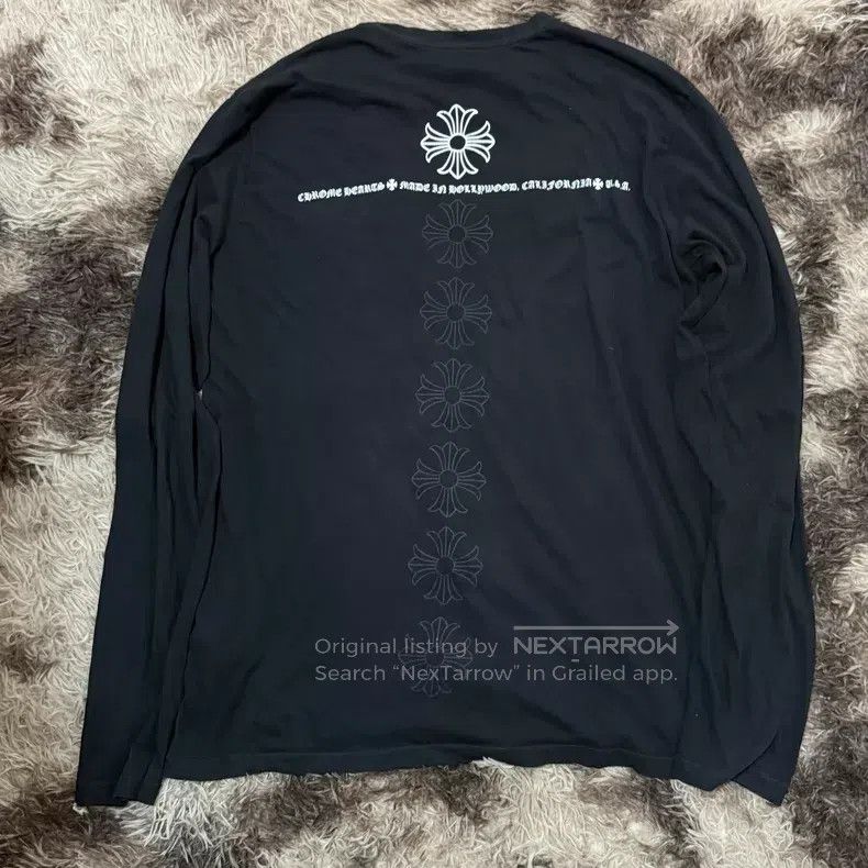 Chrome Hearts CHROME HEARTS Size L Crossed-Collar Long-Sleeve T-Shirt Size US L / EU 52-54 / 3 - 2 Thumbnail