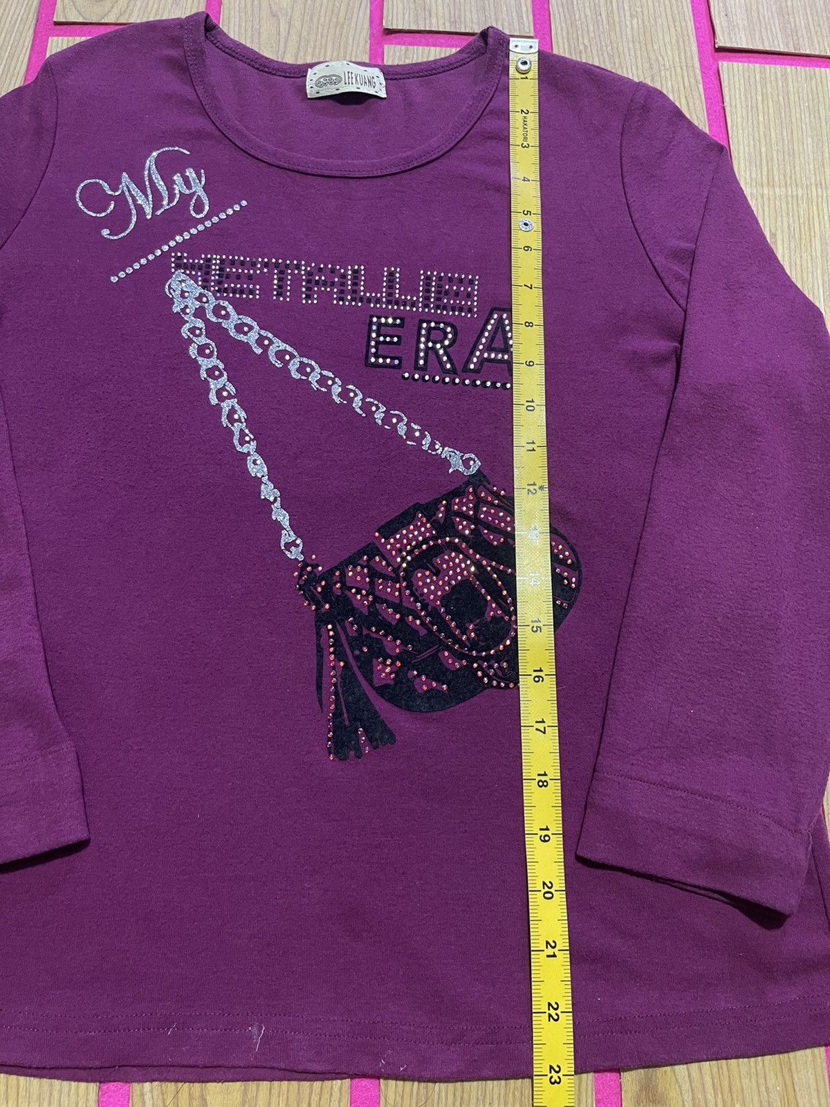 If Six Was Nine Y2K LEE KUANG long sleeve tshirt women gliter style Size M / US 6-8 / IT 42-44 - 7 Thumbnail