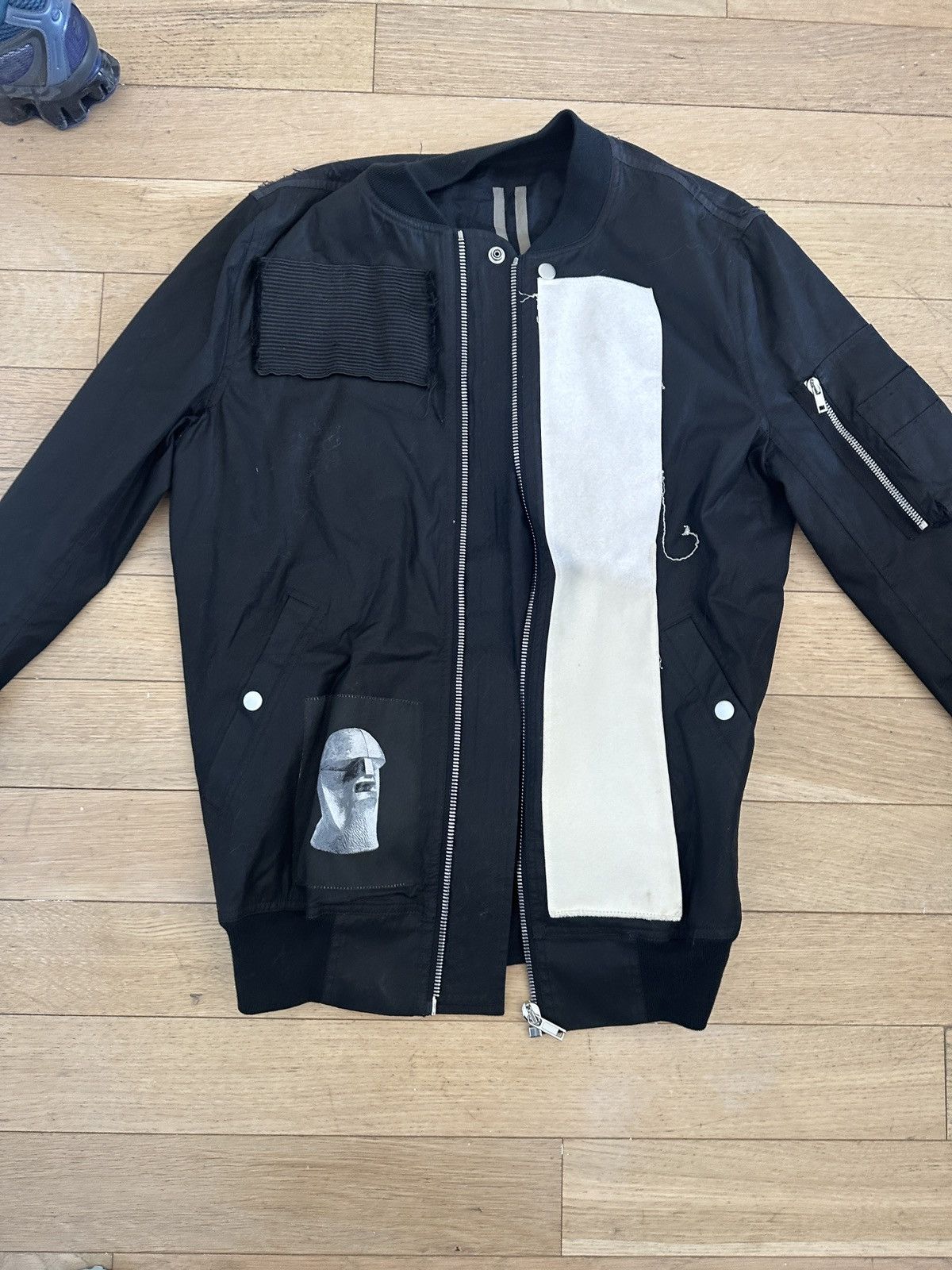 Rick Owens Drkshdw Rick Owen’s DrkShdw Dirt Bomber Jacket Size US M / EU 48-50 / 2 - 7 Thumbnail