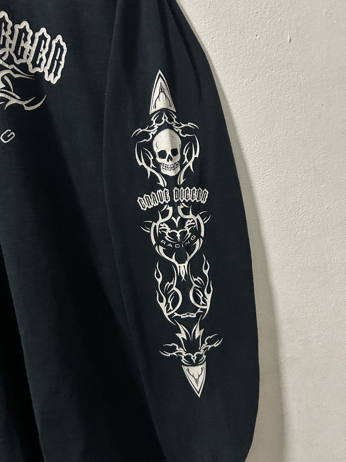 Vintage Vintage 00’s Crave digger racing skull longsleeve Size US L / EU 52-54 / 3 - 4 Thumbnail