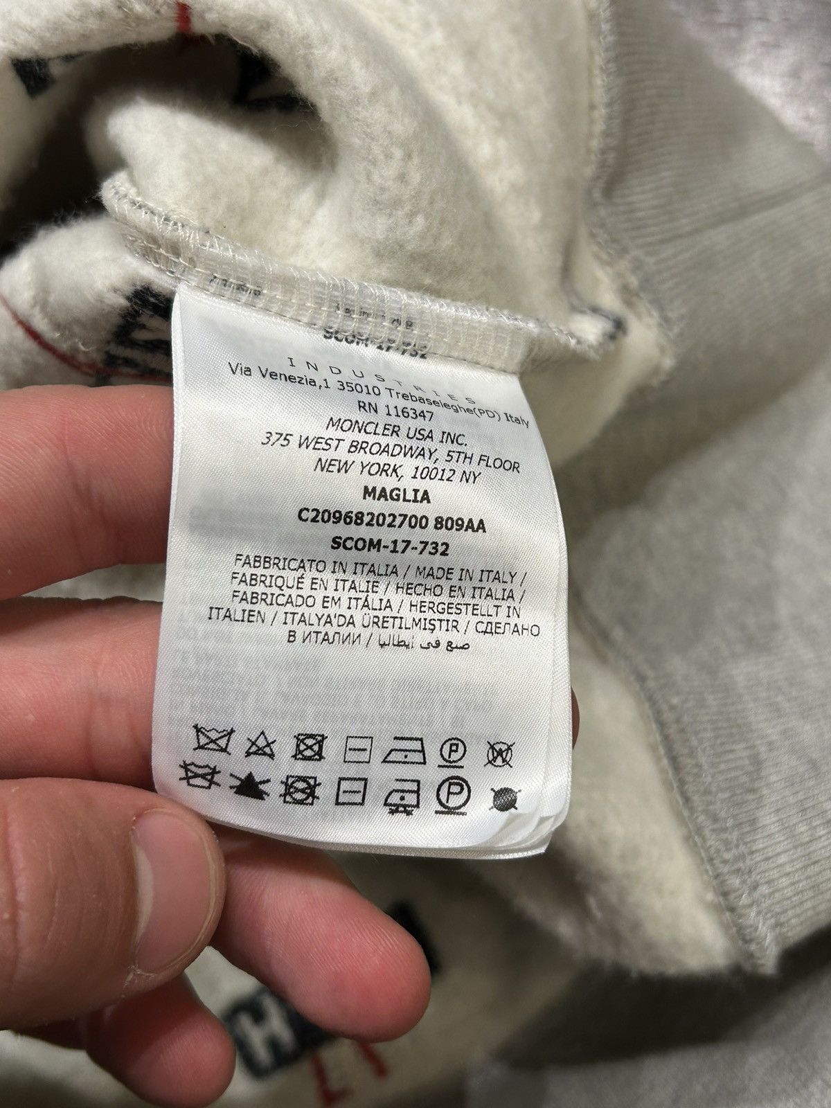 Kith × Moncler Kith X Moncler Hooded Sweatshirt Size US XXL / EU 58 / 5 - 4 Thumbnail