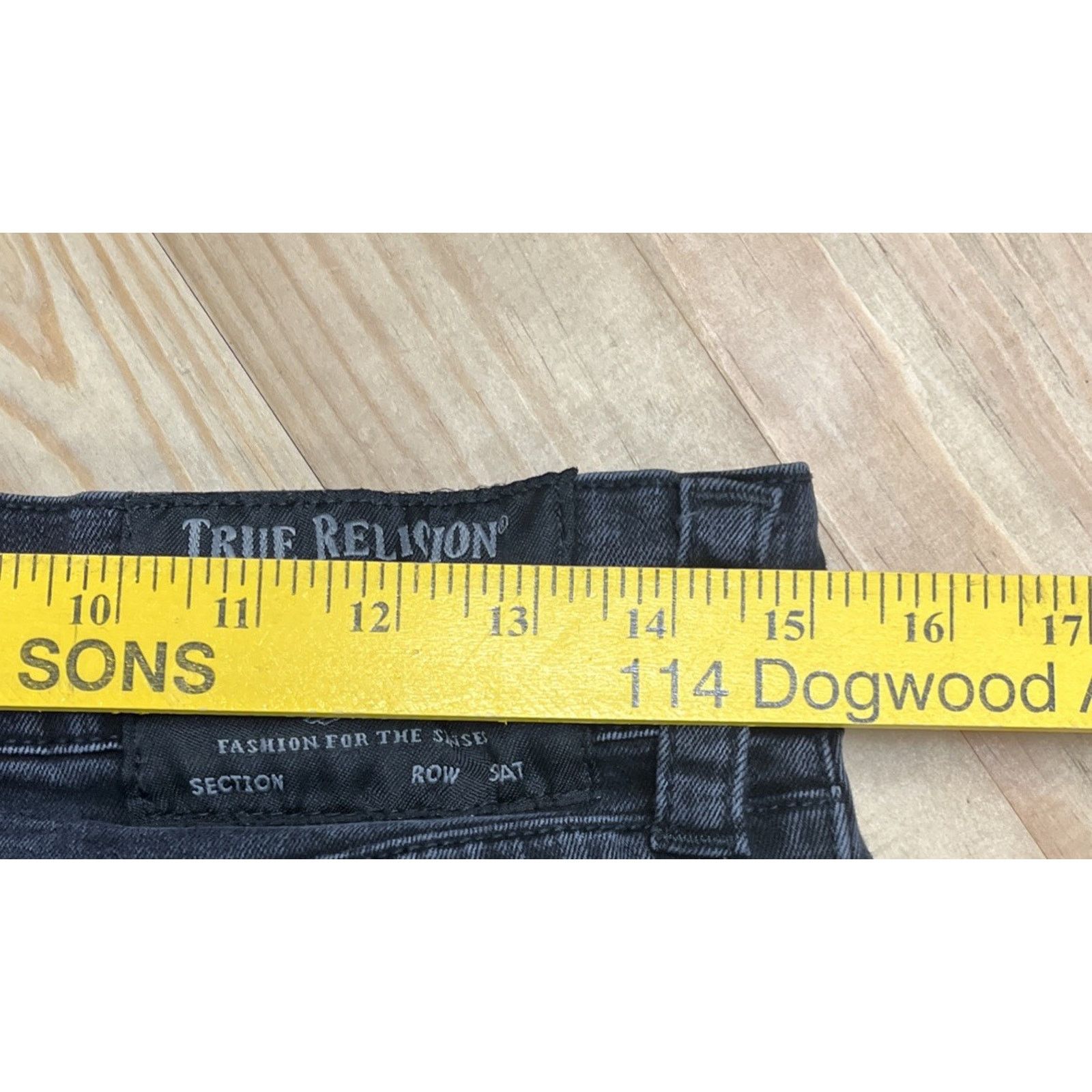 True Religion True Religion Slim Jeans Stretch Mens Size 31x32 Black Size US 31 - 6 Thumbnail