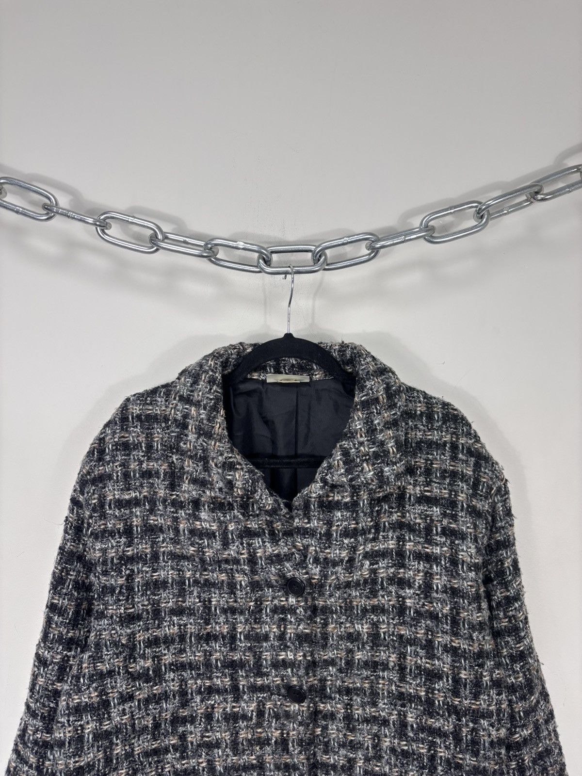Other Vintage Weave Of The Irish Women’s Wool Blend Tweed Jacket Size L / US 10 / IT 46 - 5 Thumbnail