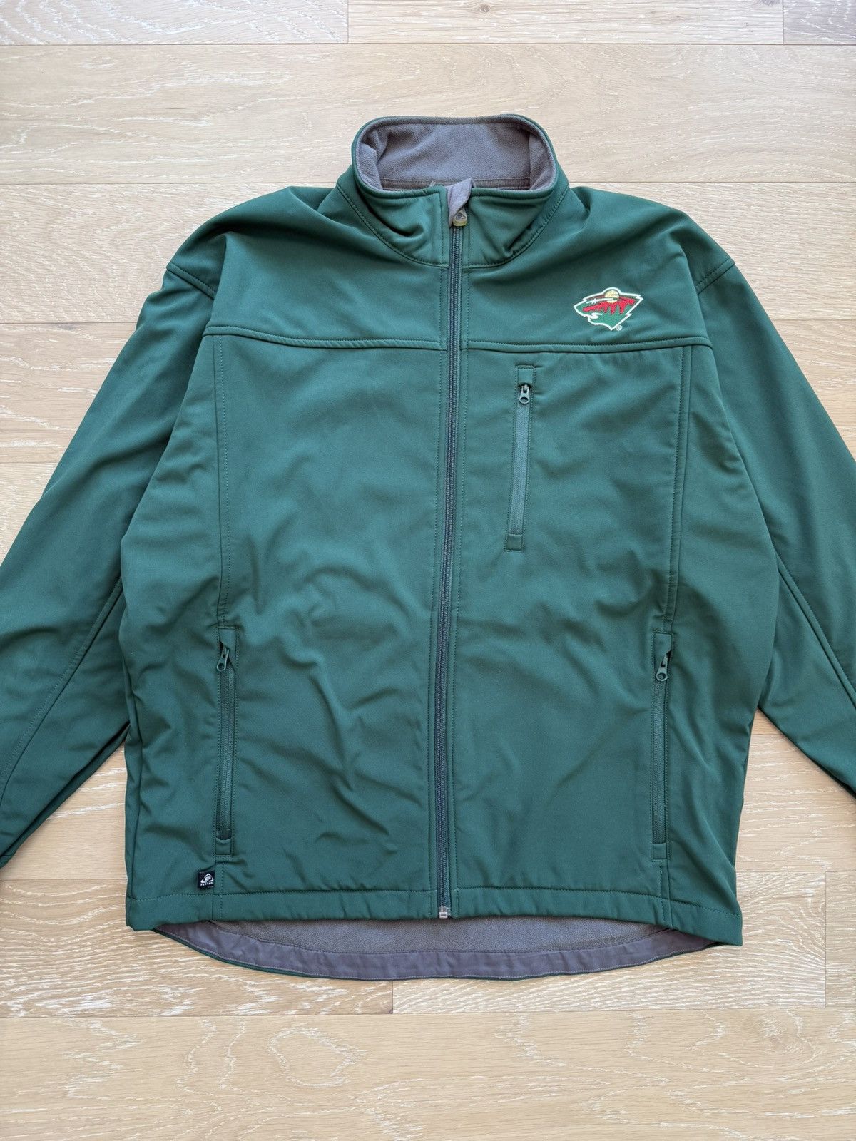 NHL Vintage Lee Sport Minnesota Wild Zip Up Jacket Size US L / EU 52-54 / 3 - 3 Thumbnail