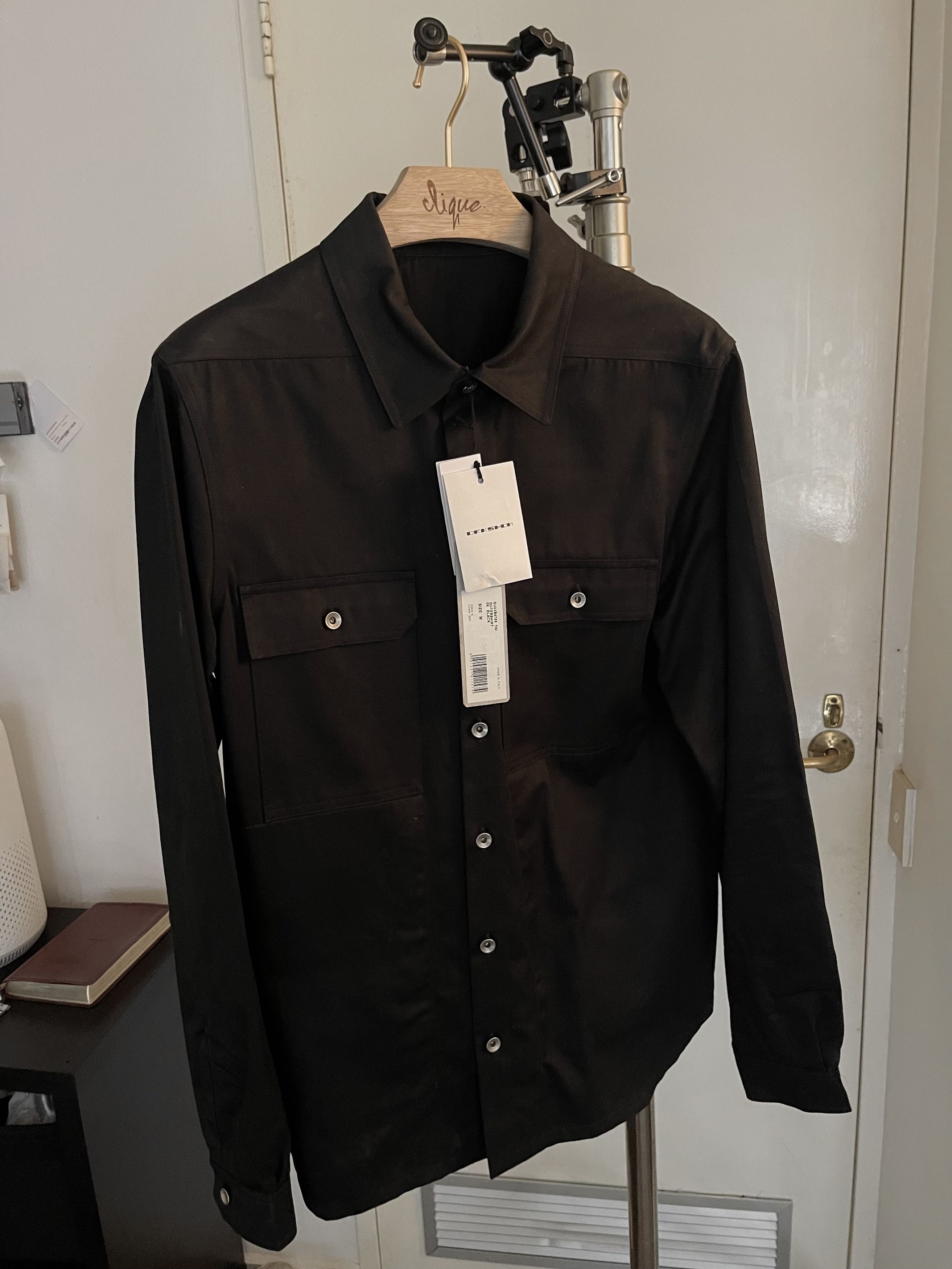 Rick Owens Drkshdw Drkshdw Woven Outershirt Size US M / EU 48-50 / 2 - 3 Thumbnail