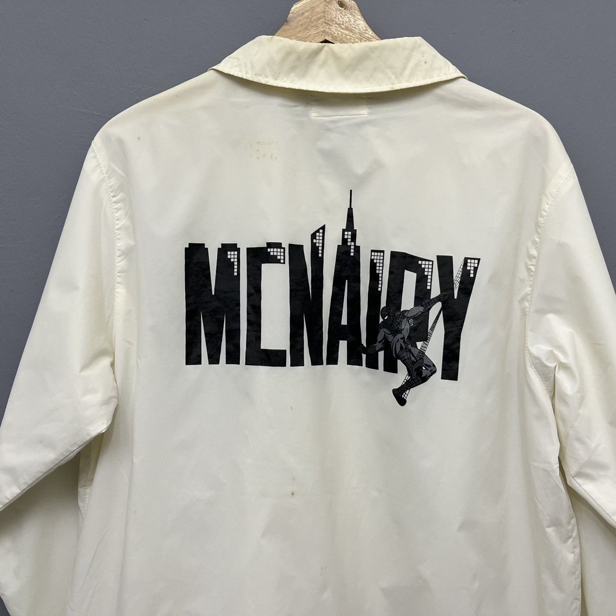 Mark McNairy × Marvel Comics McNairy Spiderman Snap Button Windbreaker Jacket Size US M / EU 48-50 / 2 - 4 Thumbnail
