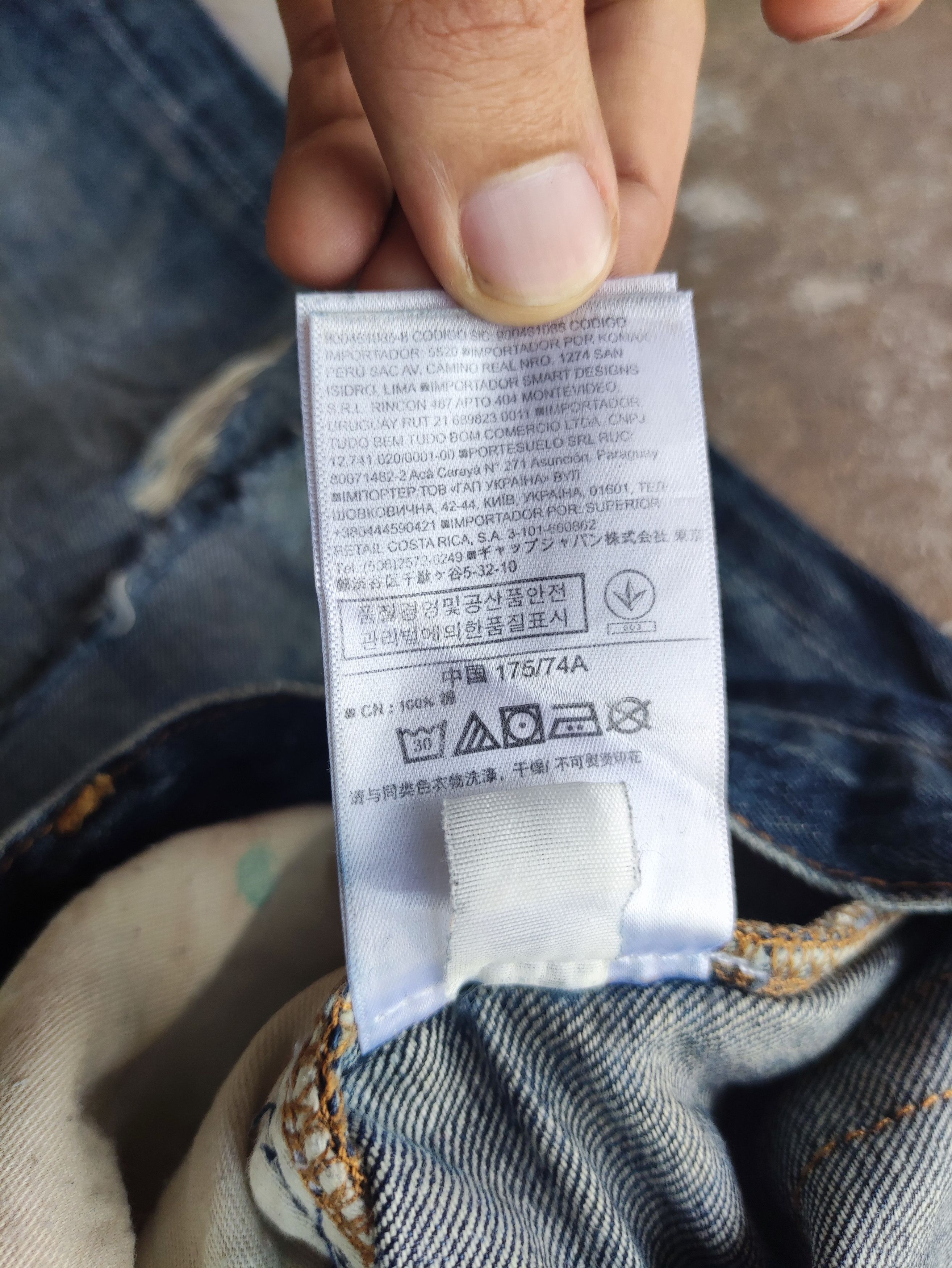 Gap × Jean Vintage Gap Distressed Faded Denim Pants Jeans W29 Size US 29 - 6 Thumbnail