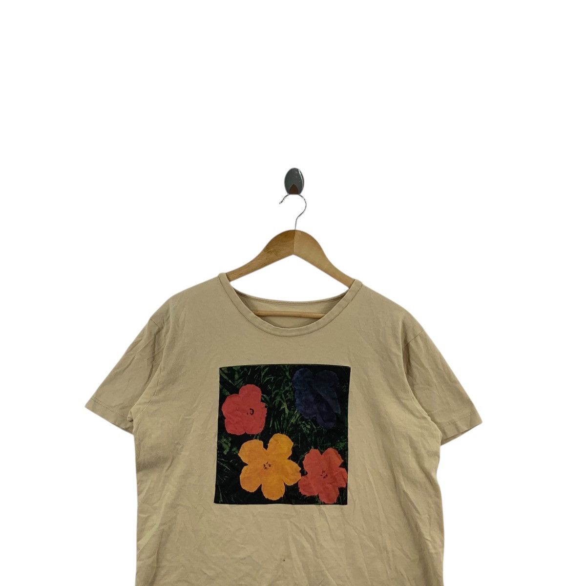 Uniqlo ANDY WARHOL x UNIQLO Flowers Series Pop Art Tee Shirt Top Size US M / EU 48-50 / 2 - 2 Thumbnail